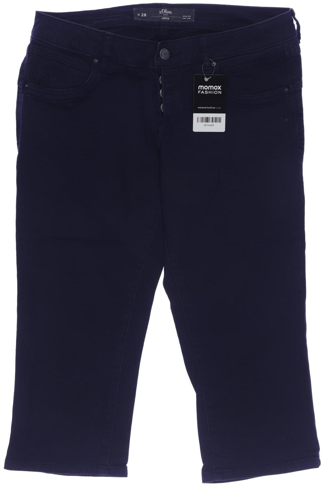 Thumbnail - s.Oliver Damen Stoffhose, marineblau, Gr. 28