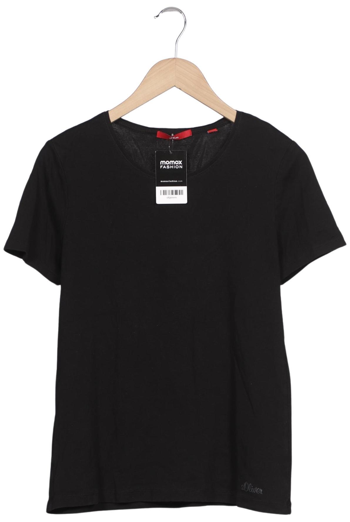 

s.Oliver Damen T-Shirt, schwarz, Gr. 44