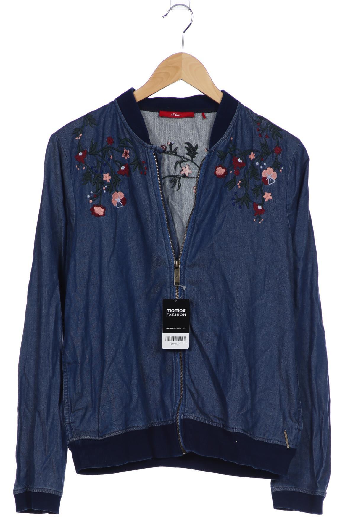 

s.Oliver Damen Jacke, blau, Gr. 42
