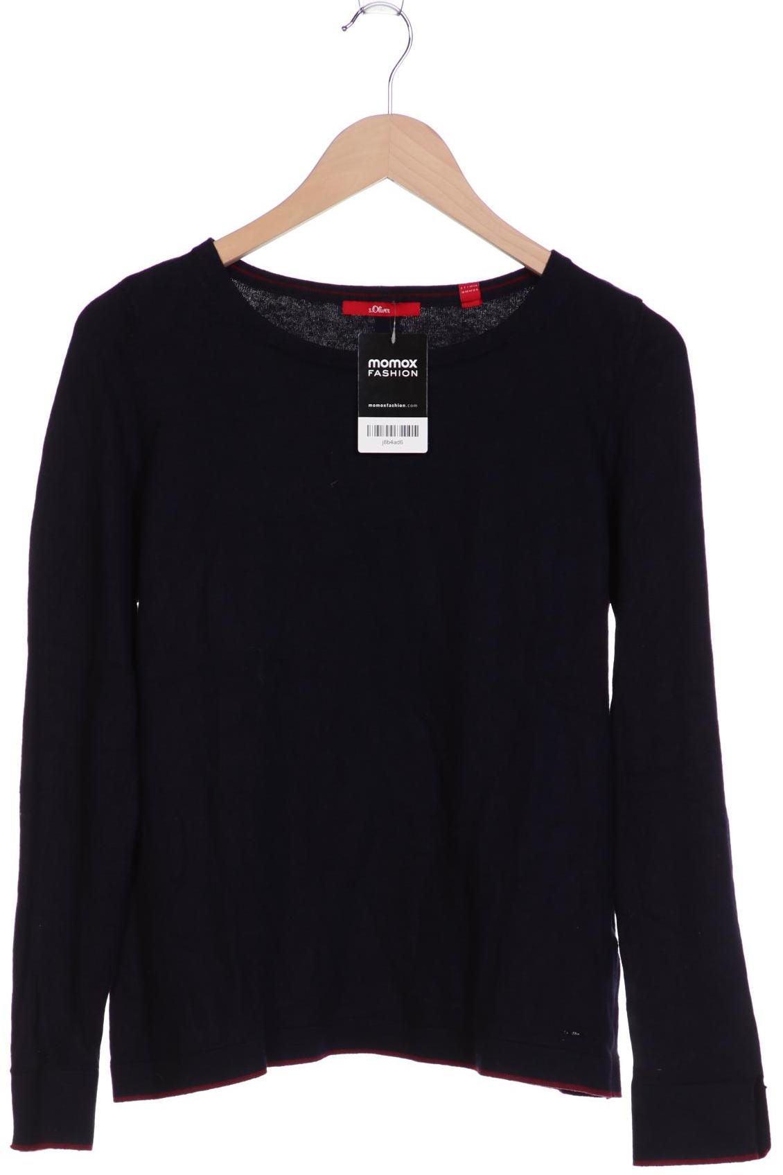 

s.Oliver Damen Pullover, marineblau