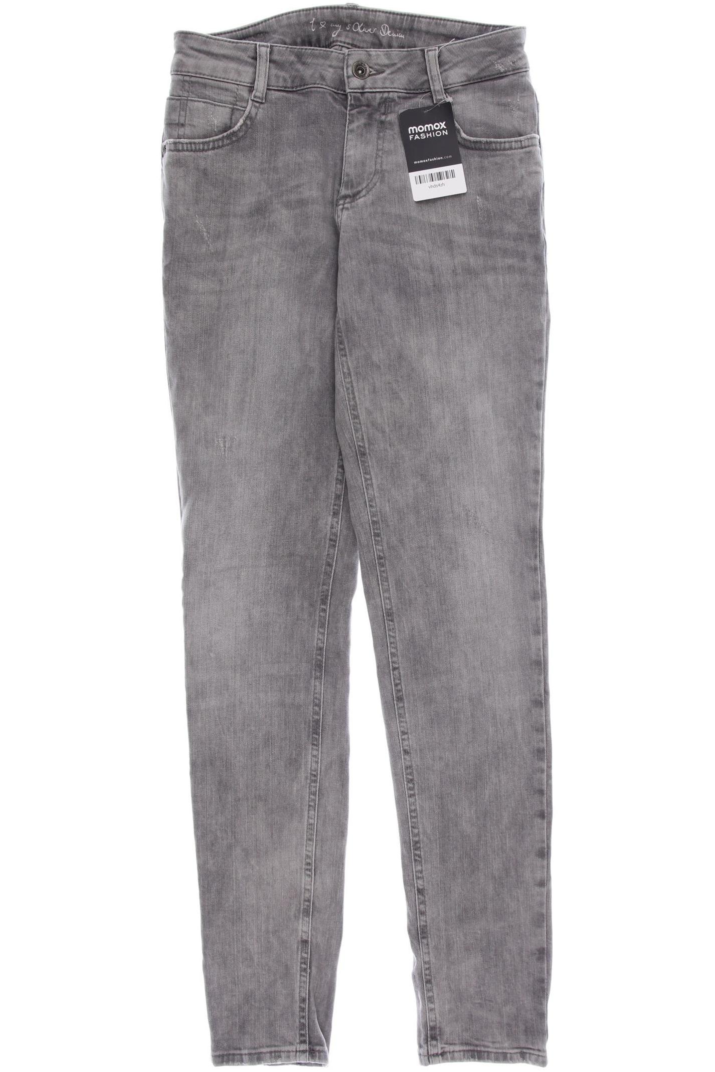 

s.Oliver Damen Jeans, grau, Gr. 34