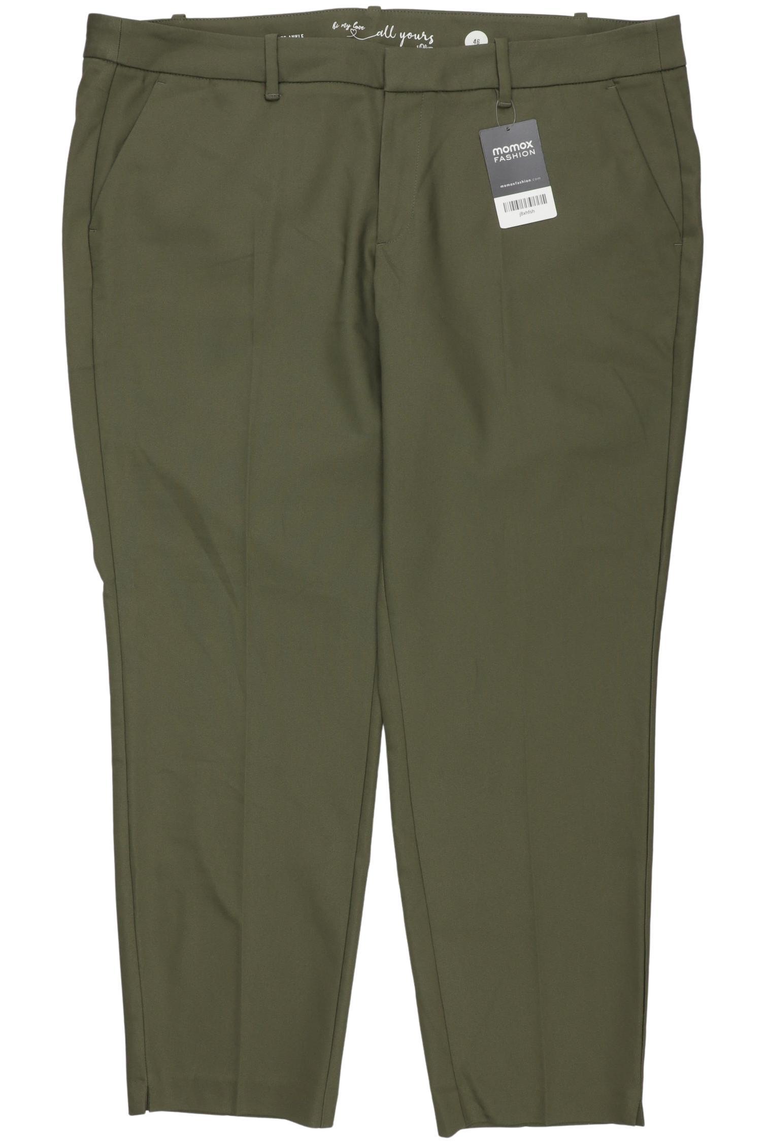 

s.Oliver Damen Stoffhose, grün, Gr. 46