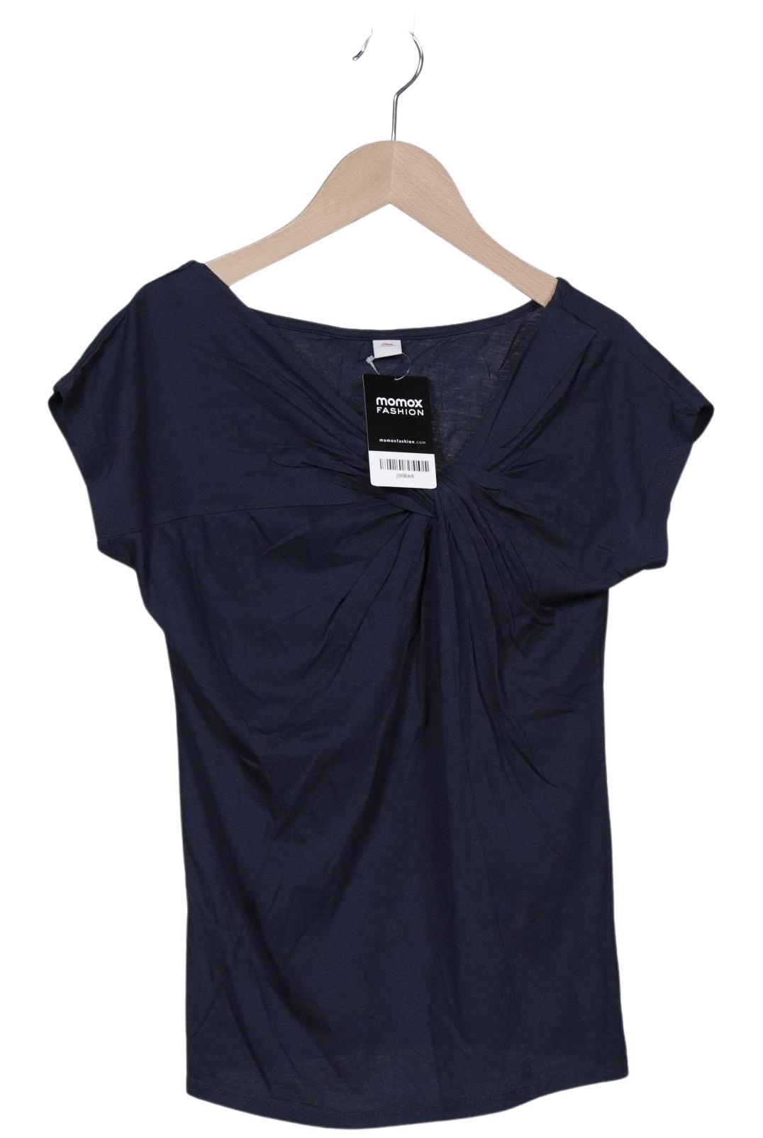 

s.Oliver Damen T-Shirt, marineblau, Gr. 34
