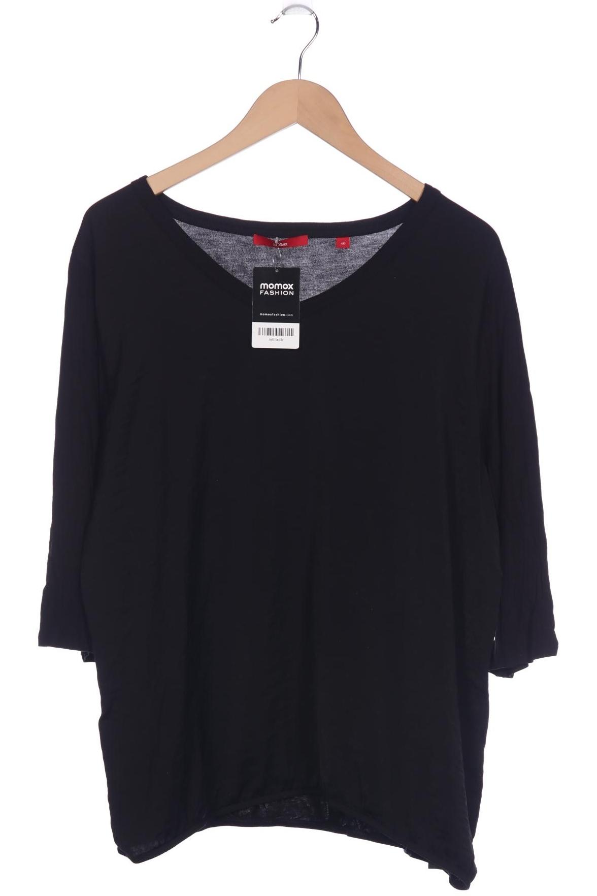 

s.Oliver Damen Langarmshirt, schwarz, Gr. 46