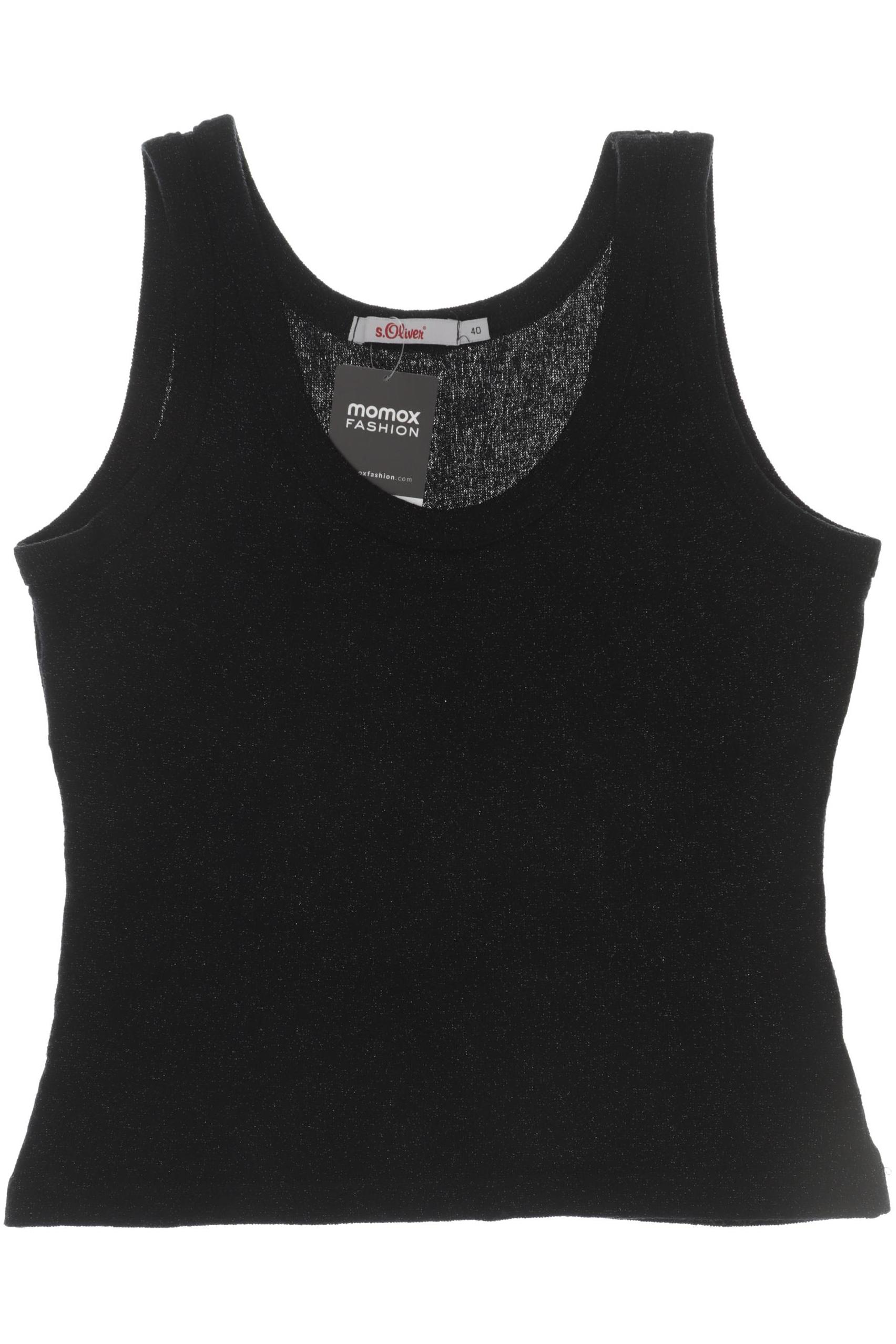 

s.Oliver Damen Top, schwarz, Gr. 40