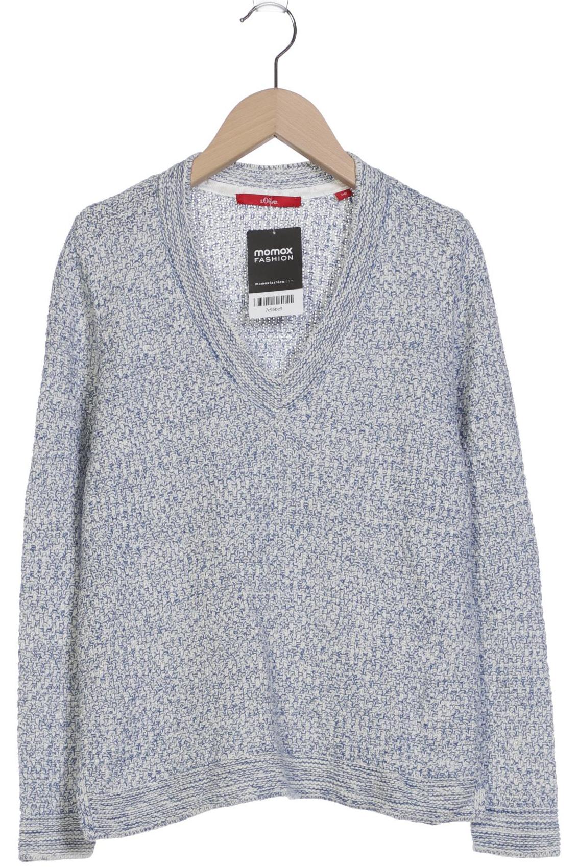 

s.Oliver Damen Pullover, blau, Gr. 36
