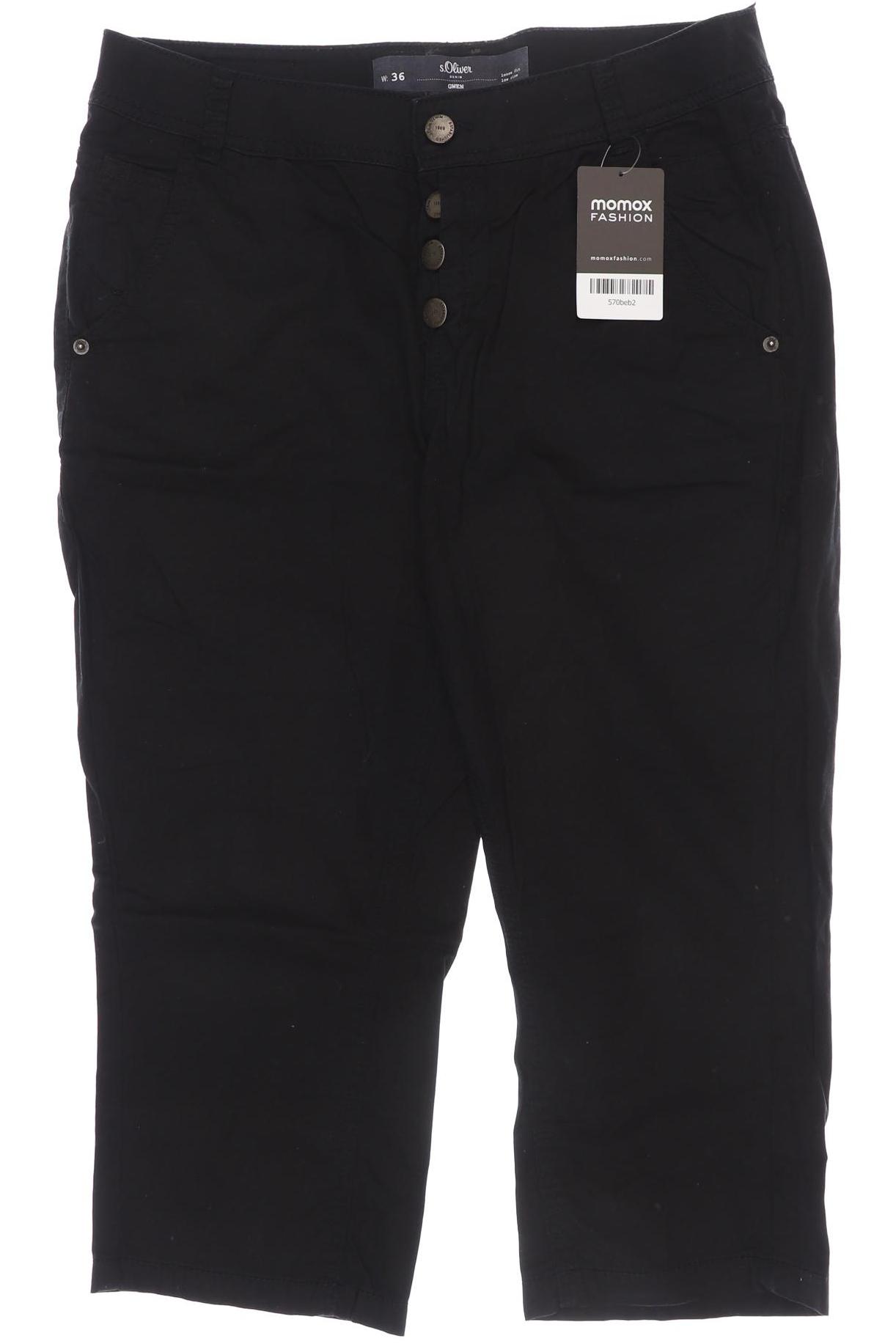 

s.Oliver Damen Shorts, schwarz