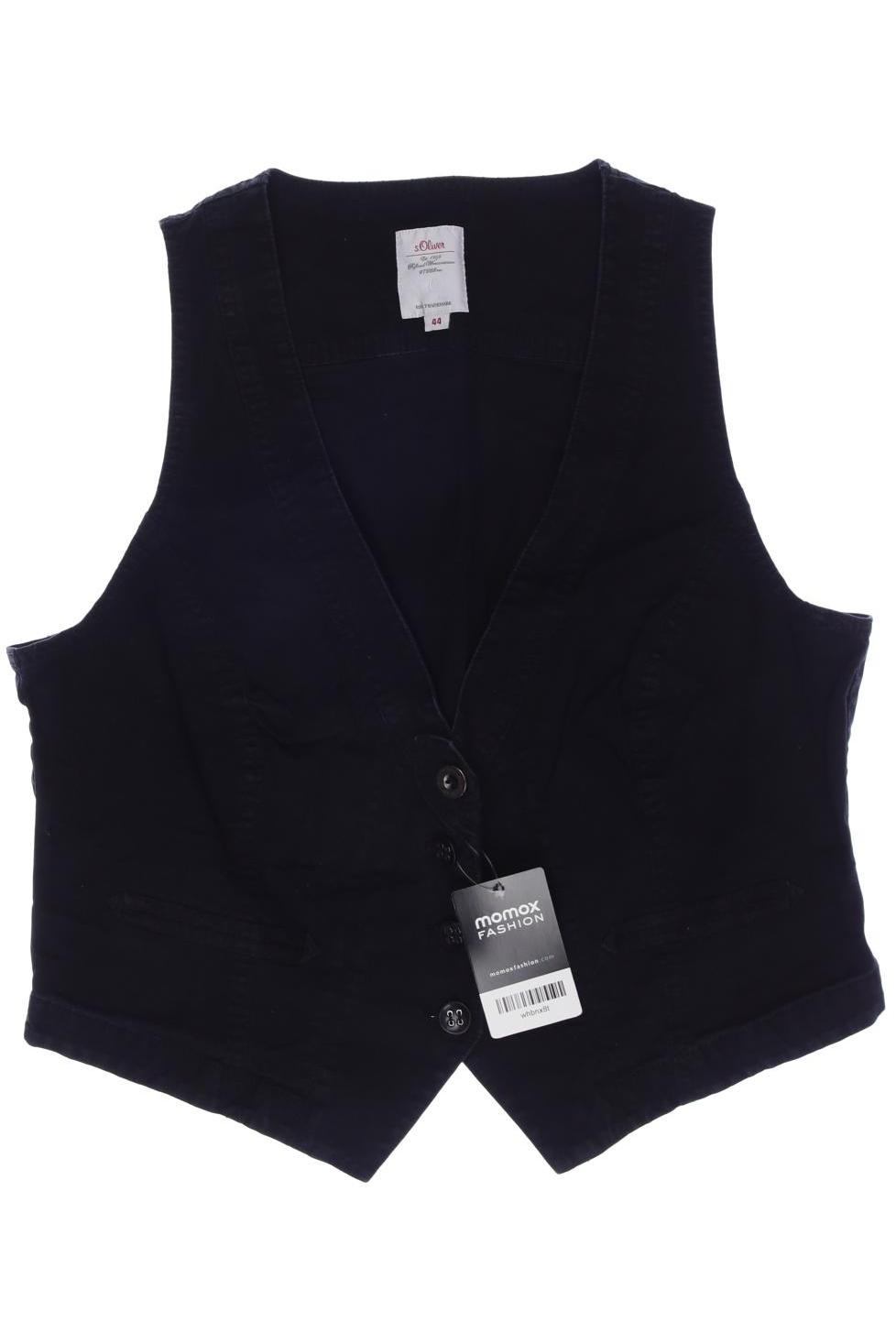 

s.Oliver Damen Weste, schwarz