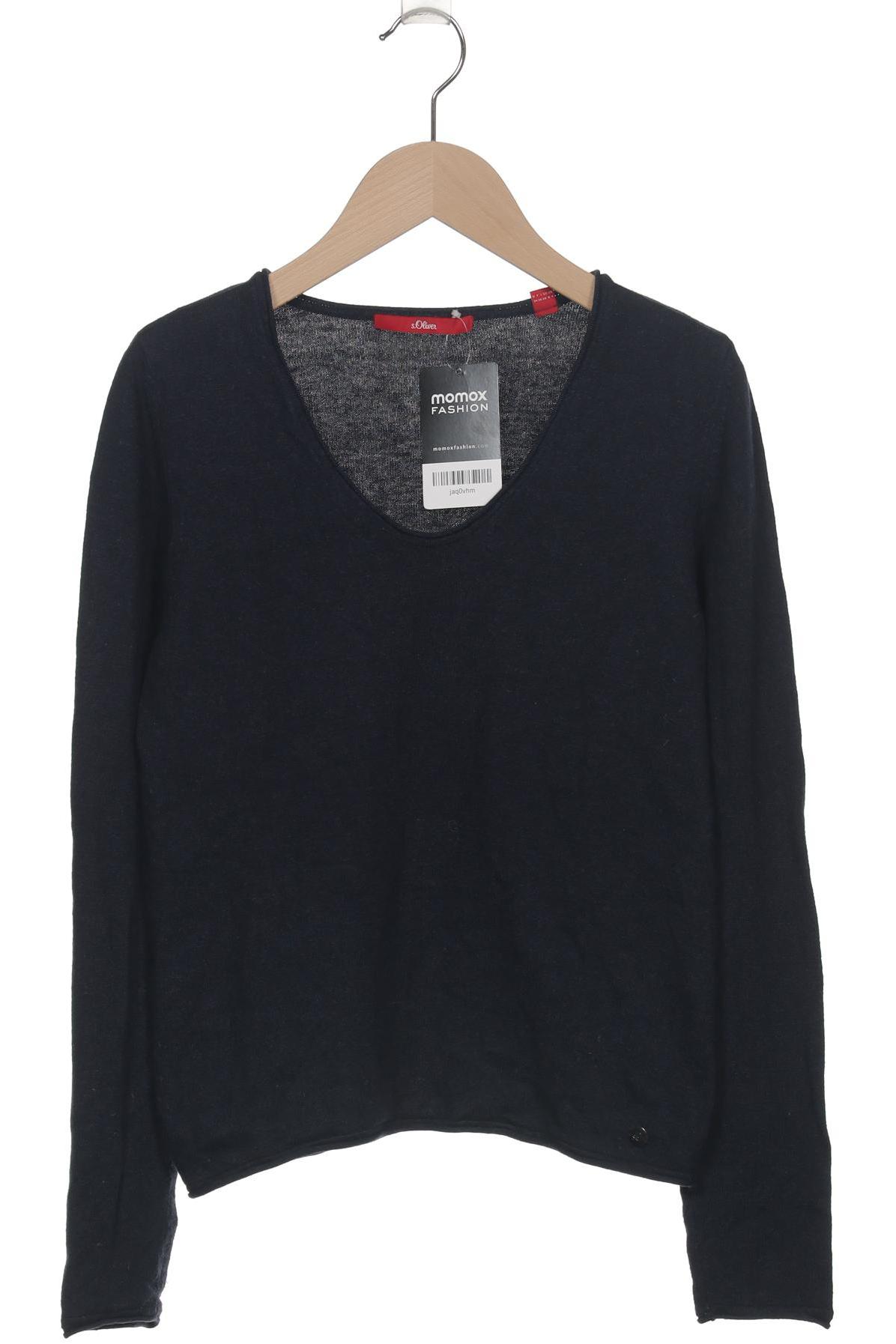 Thumbnail - s.Oliver Damen Pullover, marineblau, Gr. 34