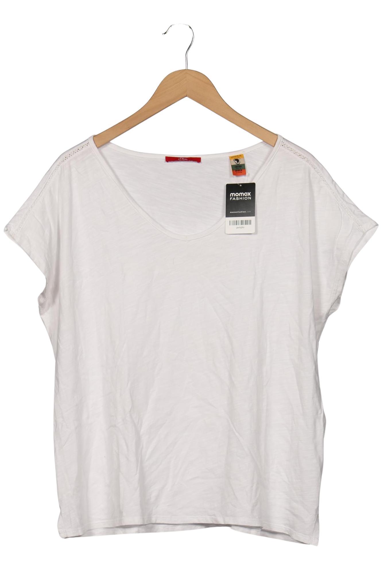 

s.Oliver Damen T-Shirt, weiß, Gr. 46