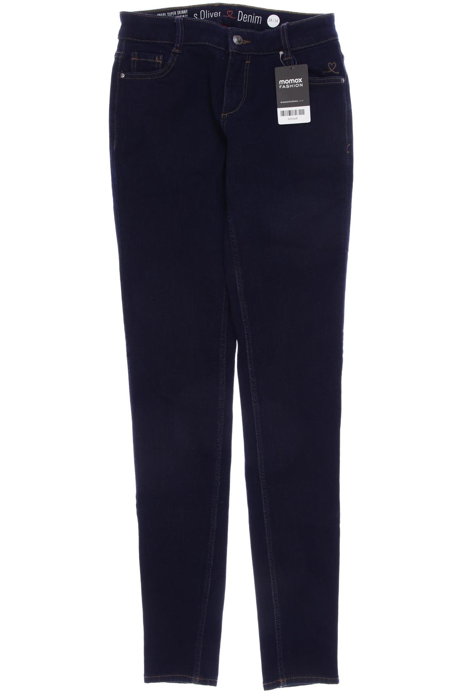 

s.Oliver Damen Jeans, marineblau
