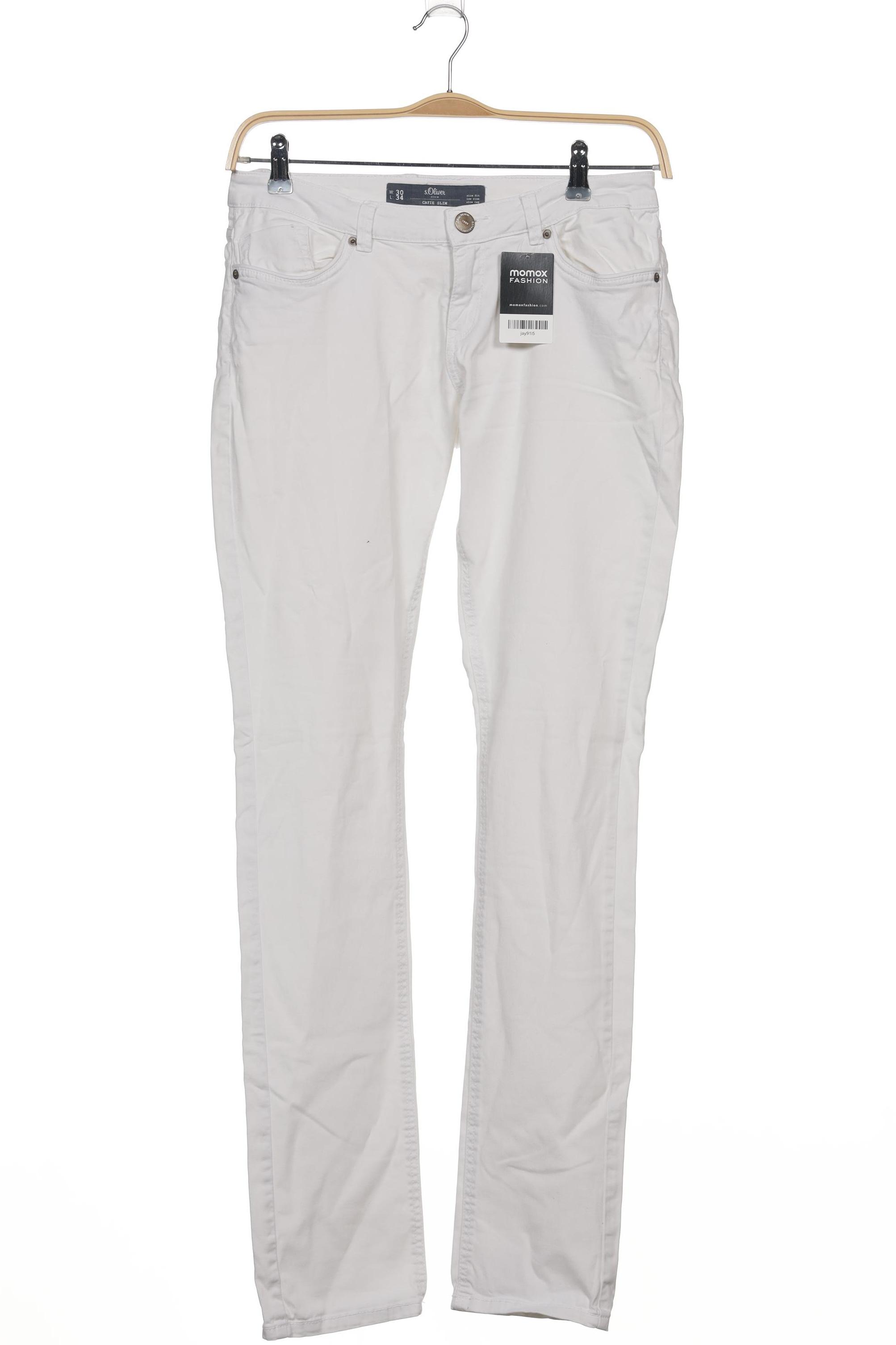 

s.Oliver Damen Jeans, weiß, Gr. 30