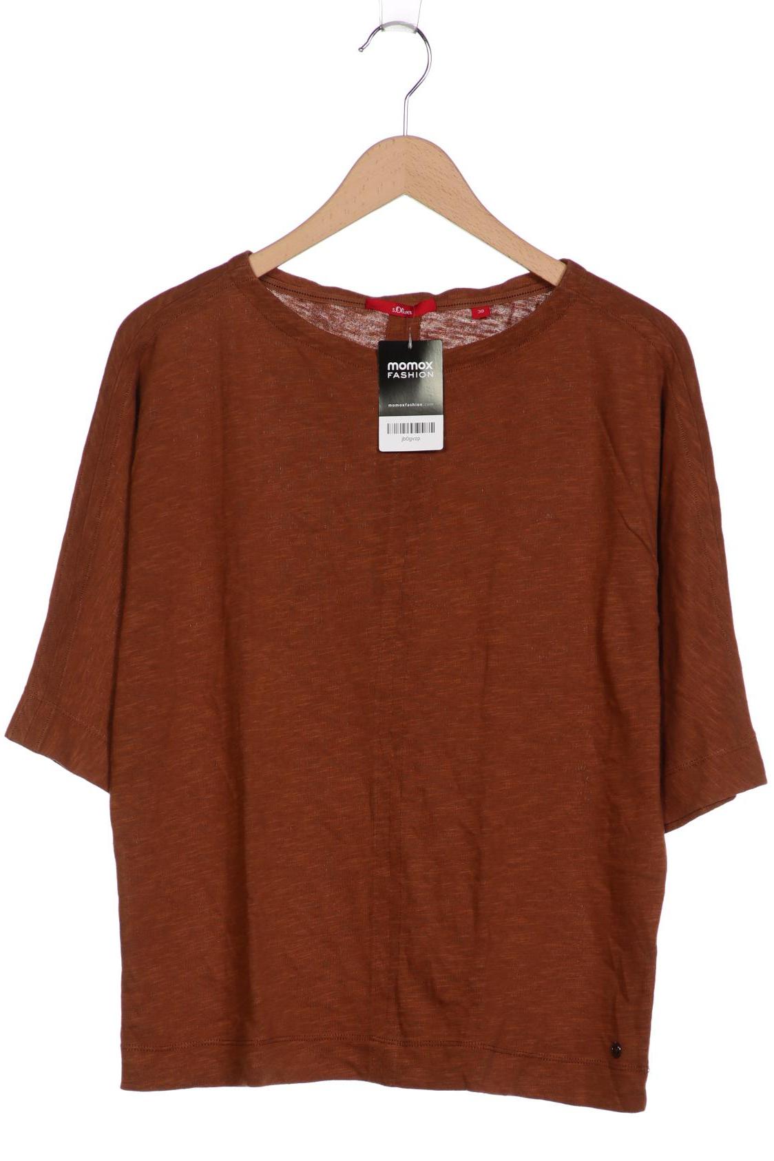 

s.Oliver Damen Langarmshirt, braun, Gr. 38