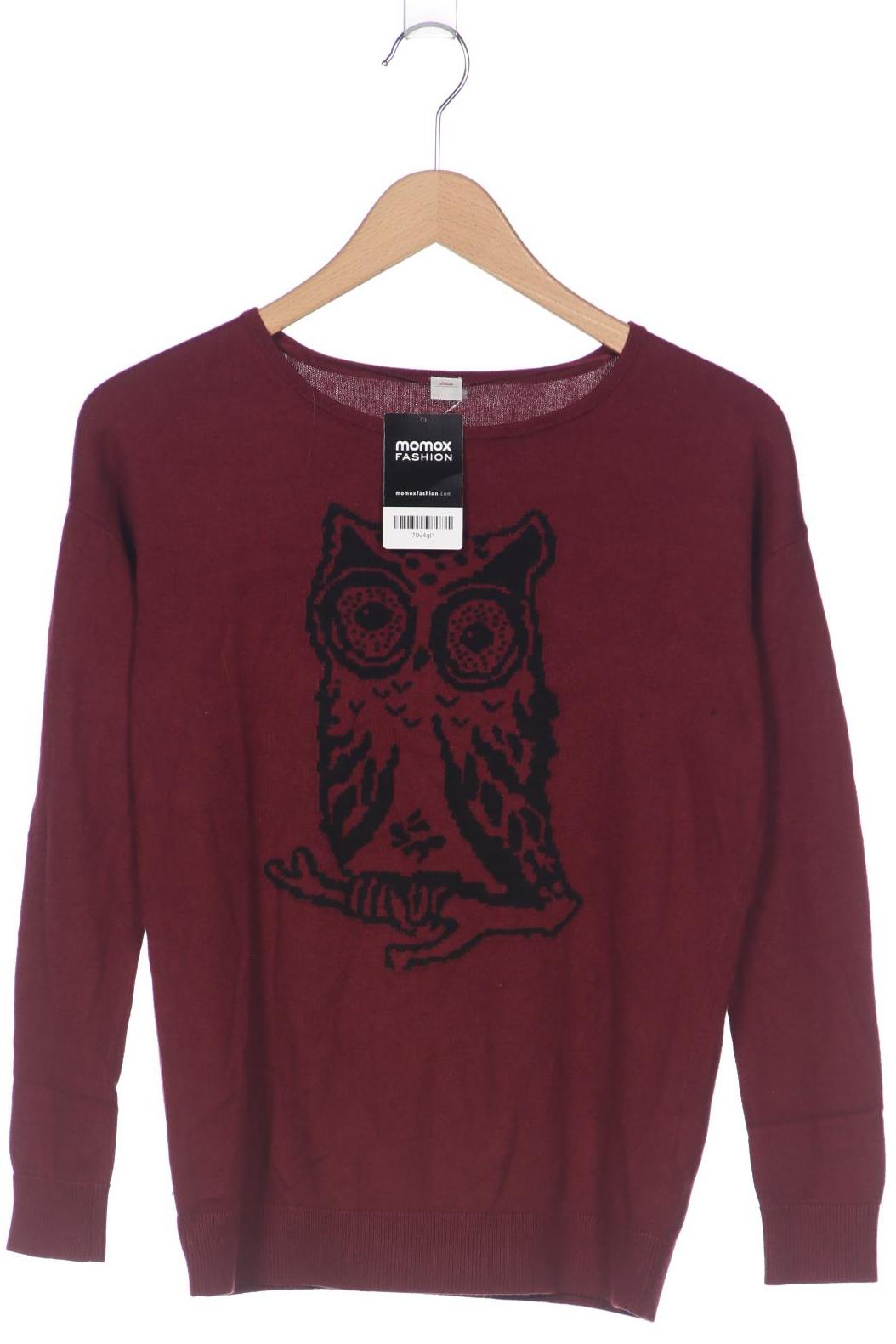 

s.Oliver Damen Pullover, bordeaux, Gr. 34