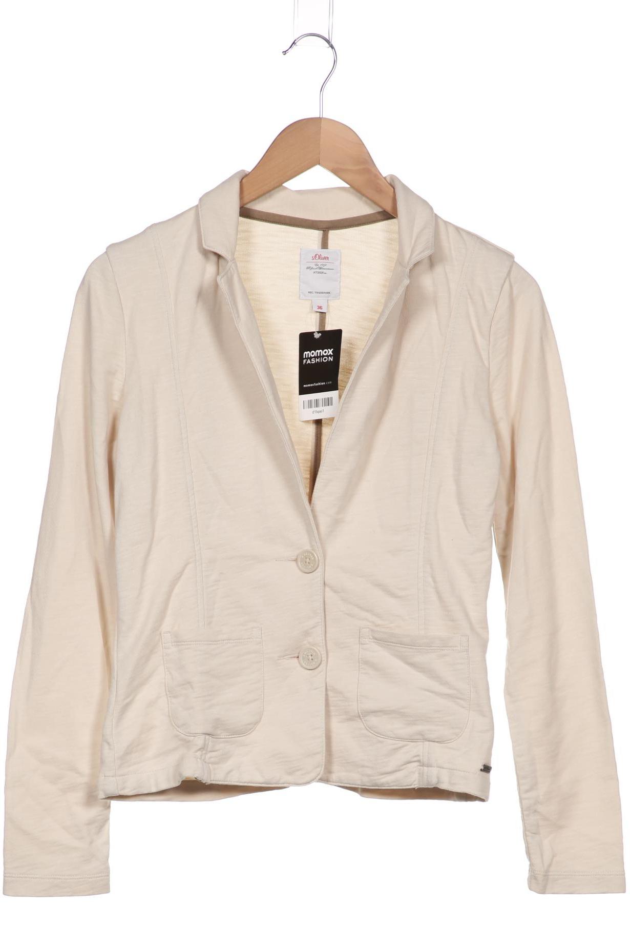 

s.Oliver Damen Strickjacke, cremeweiß, Gr. 36