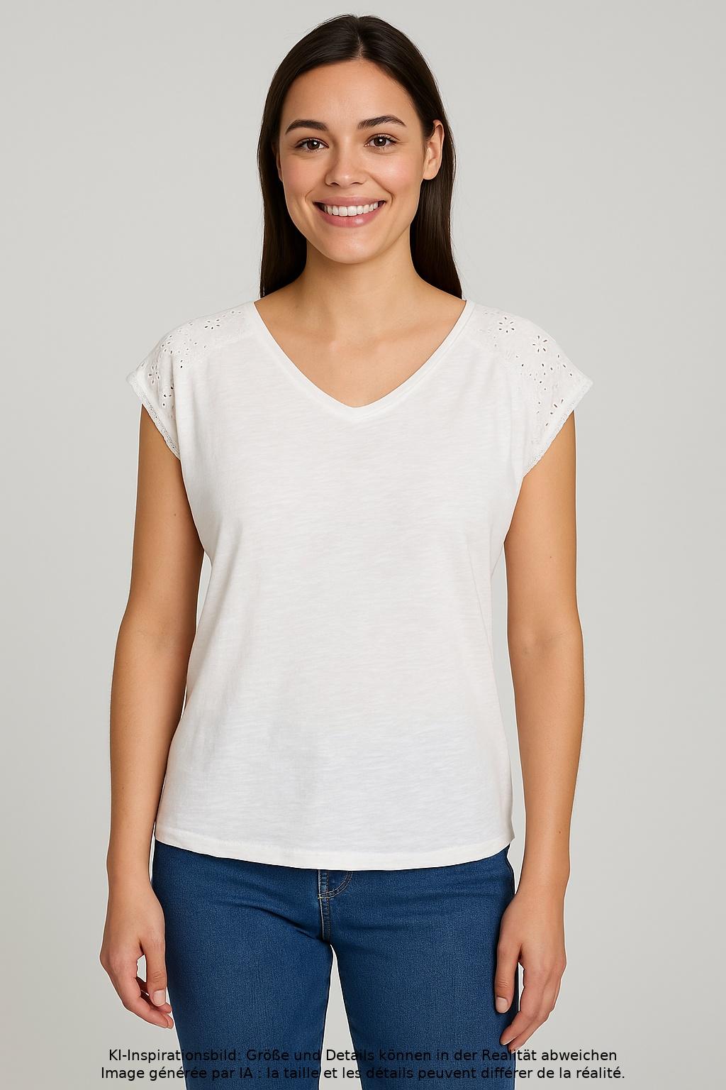 

s.Oliver Damen T-Shirt, weiß, Gr. 34