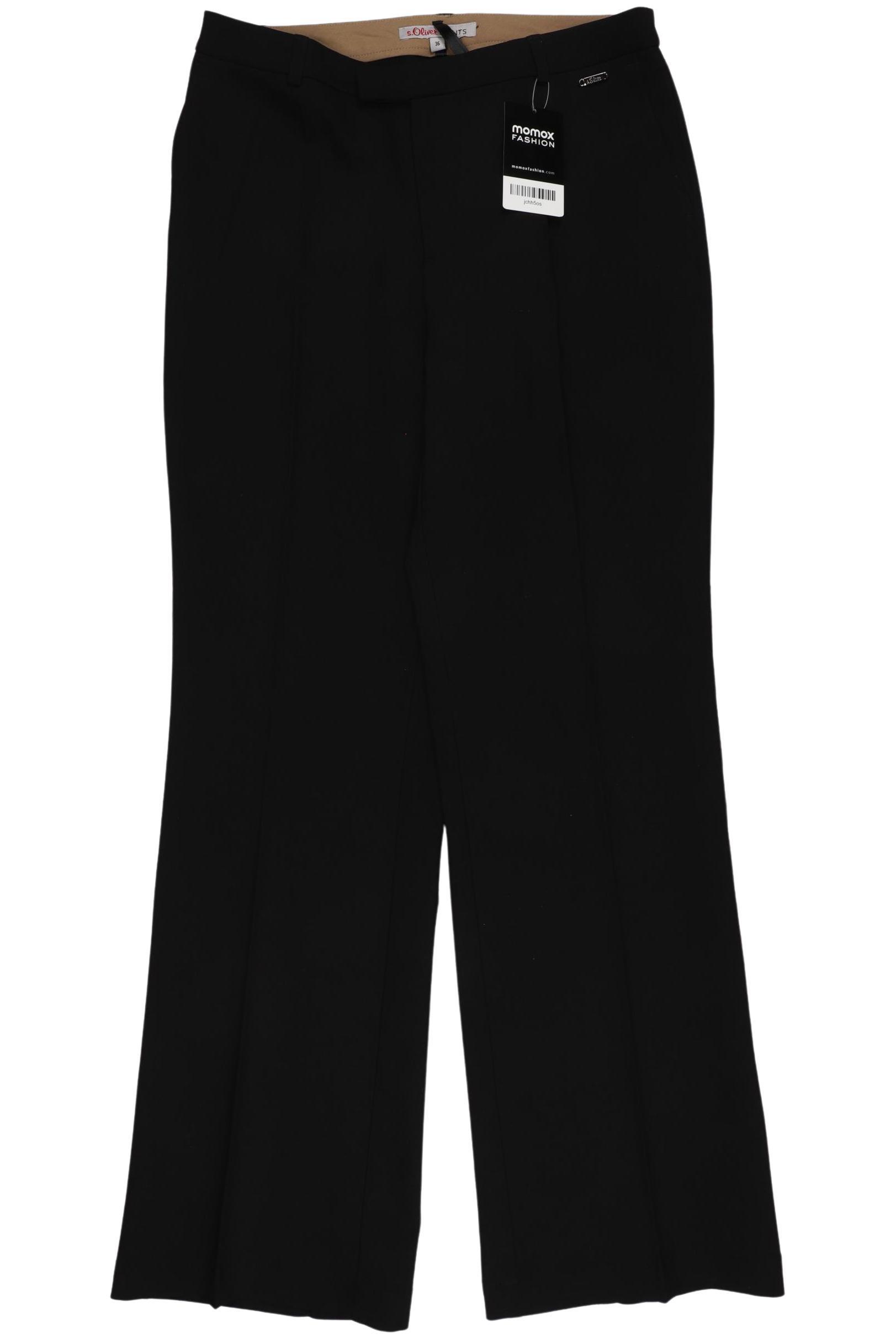 

s.Oliver Damen Stoffhose, schwarz, Gr. 36