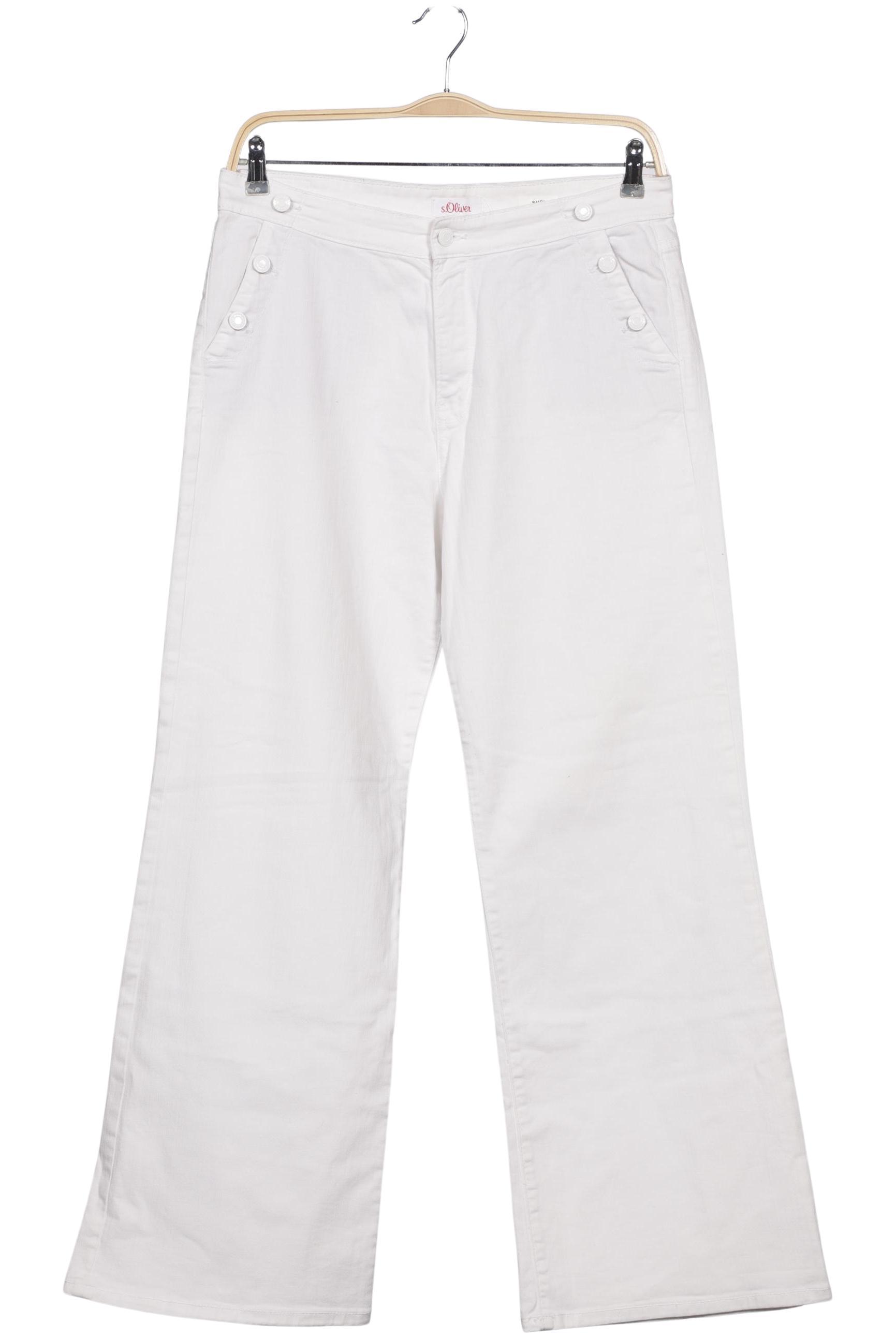 

s.Oliver Damen Jeans, weiß, Gr. 42