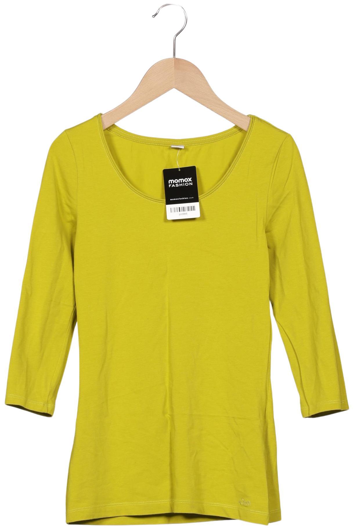 

s.Oliver Damen Langarmshirt, hellgrün, Gr. 34