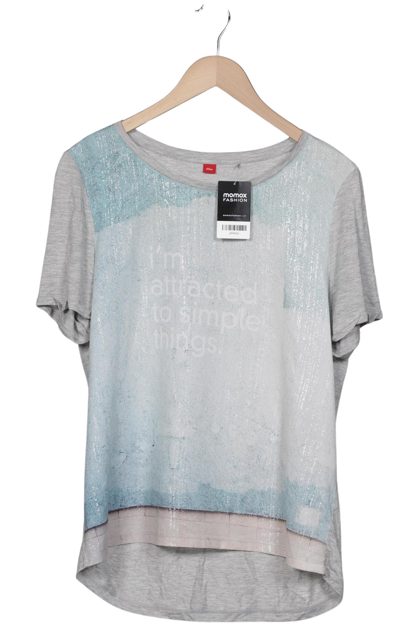 Thumbnail - s.Oliver Damen T-Shirt, grau, Gr. 58