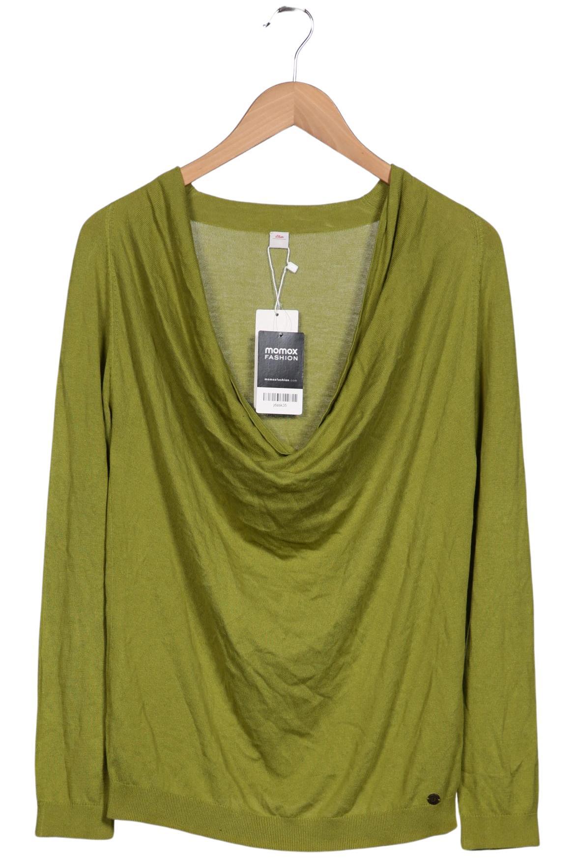 

s.Oliver Damen Pullover, grün, Gr. 40