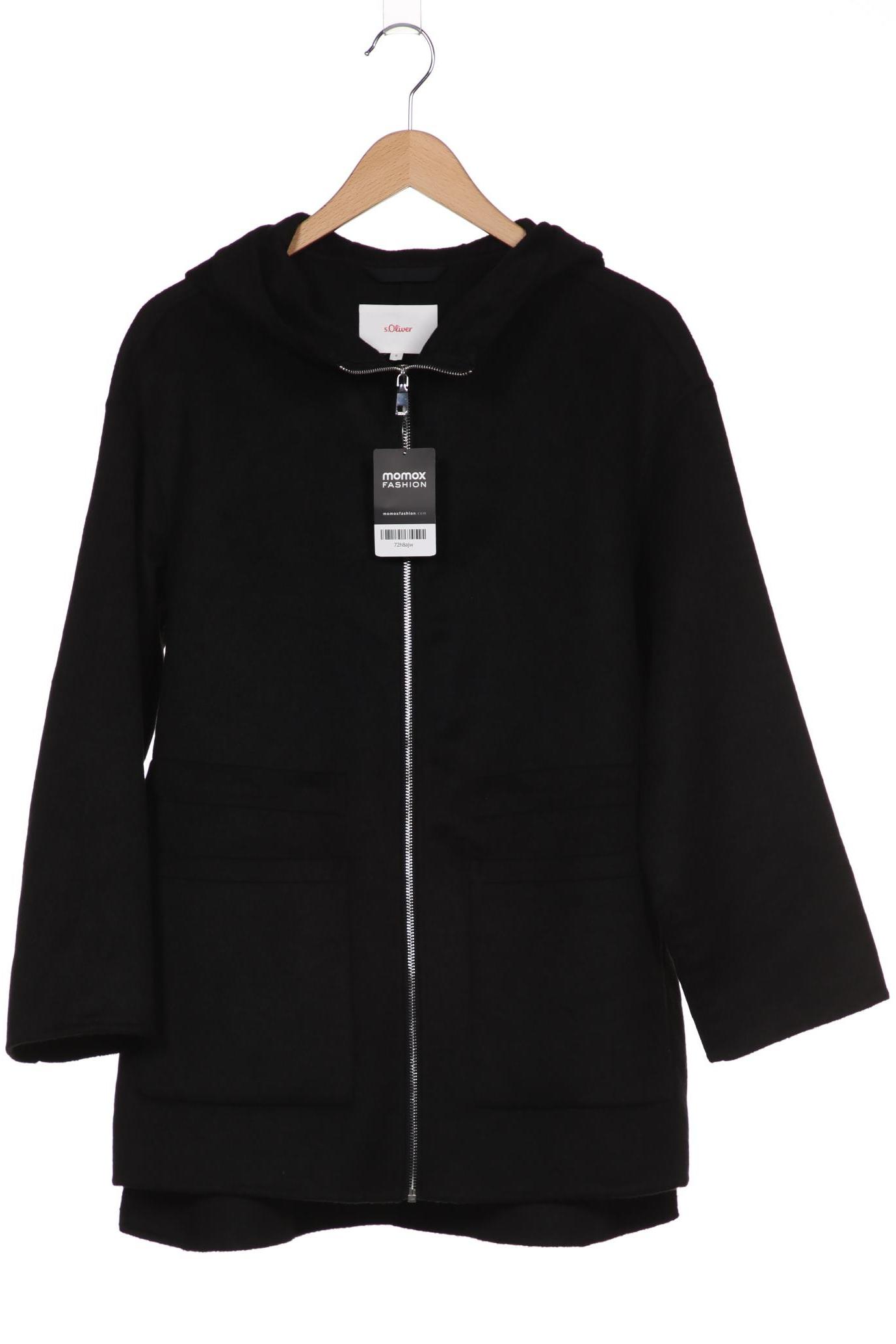 

s.Oliver Damen Mantel, schwarz