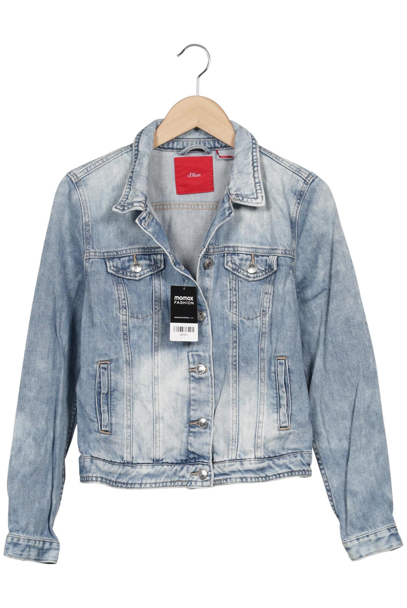 

s.Oliver Damen Jacke, hellblau, Gr. 40