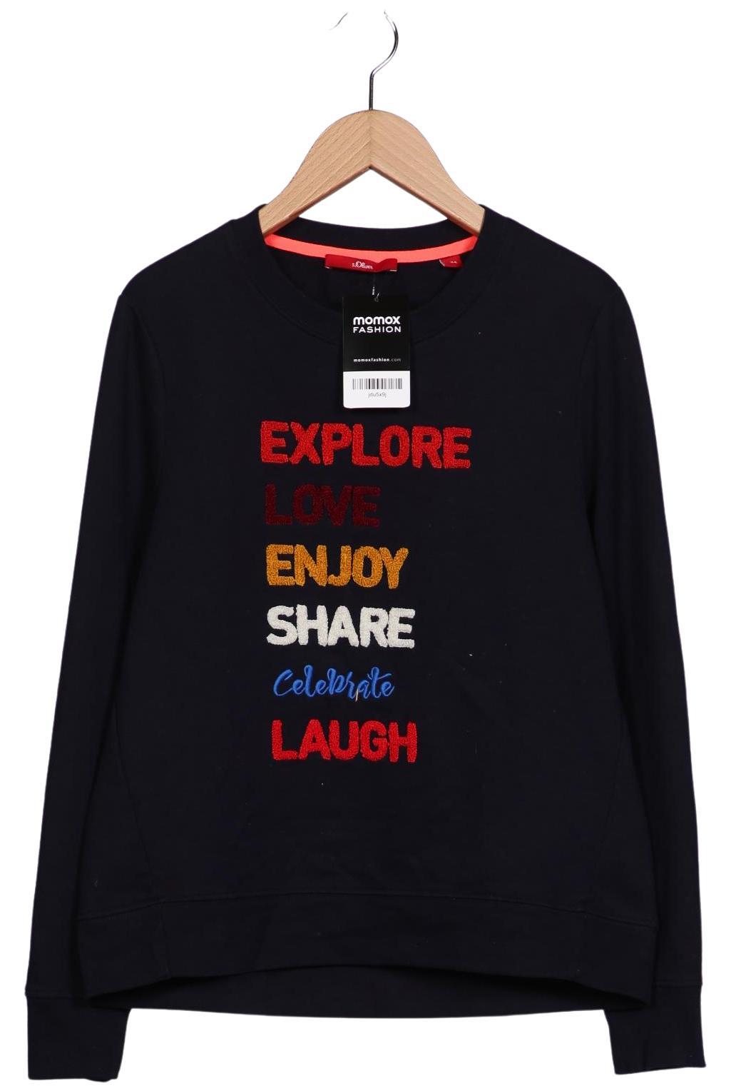 

s.Oliver Damen Sweatshirt, marineblau, Gr. 34