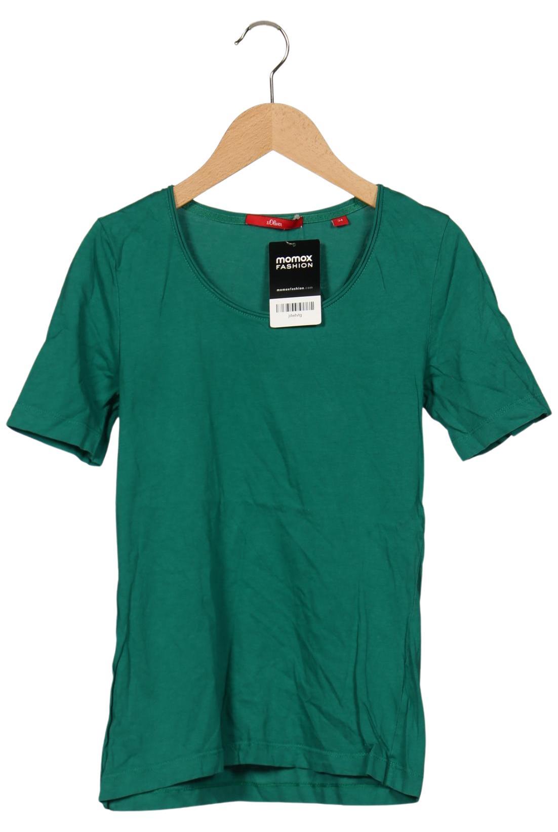 

s.Oliver Damen T-Shirt, grün, Gr. 34