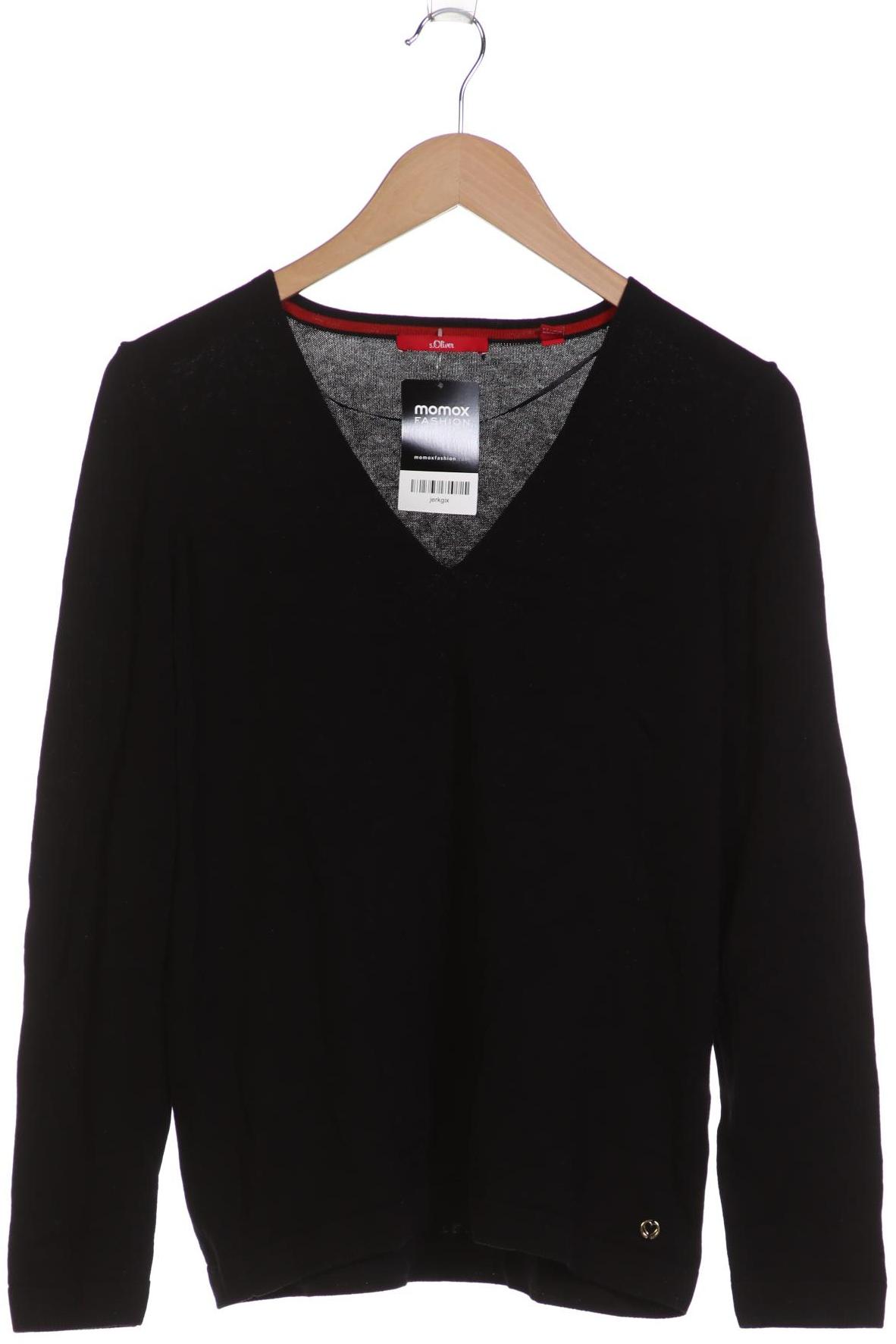 

s.Oliver Damen Pullover, schwarz, Gr. 40