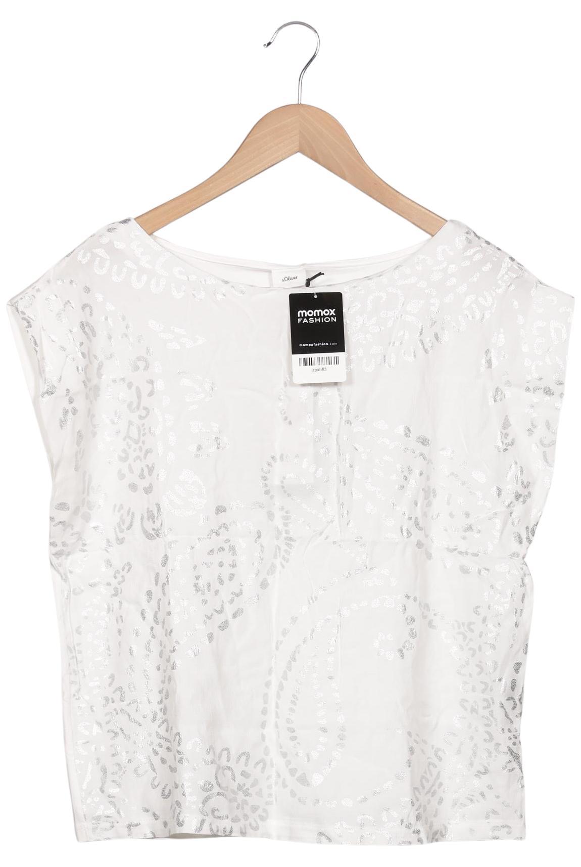 

s.Oliver Damen T-Shirt, weiß, Gr. 38