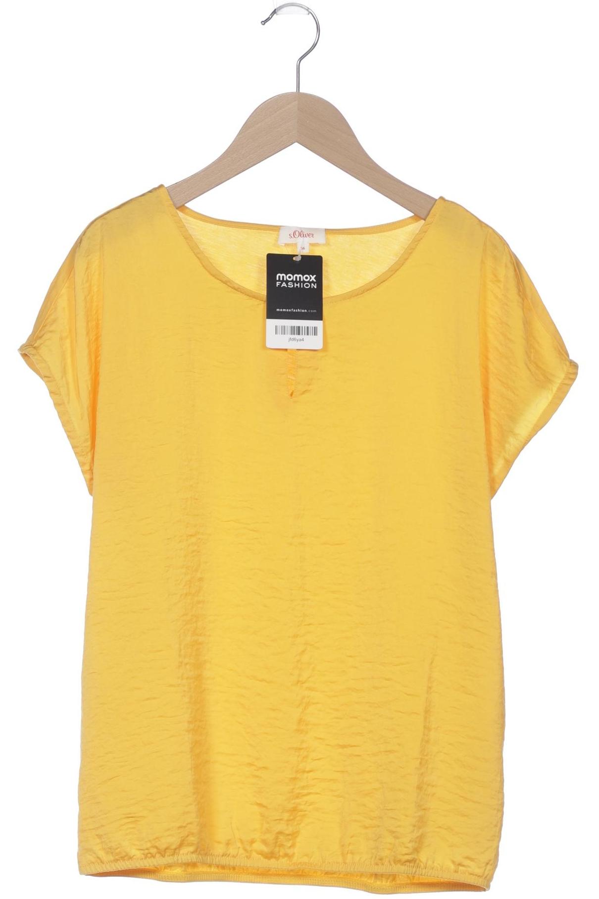 

s.Oliver Damen T-Shirt, gelb, Gr. 36