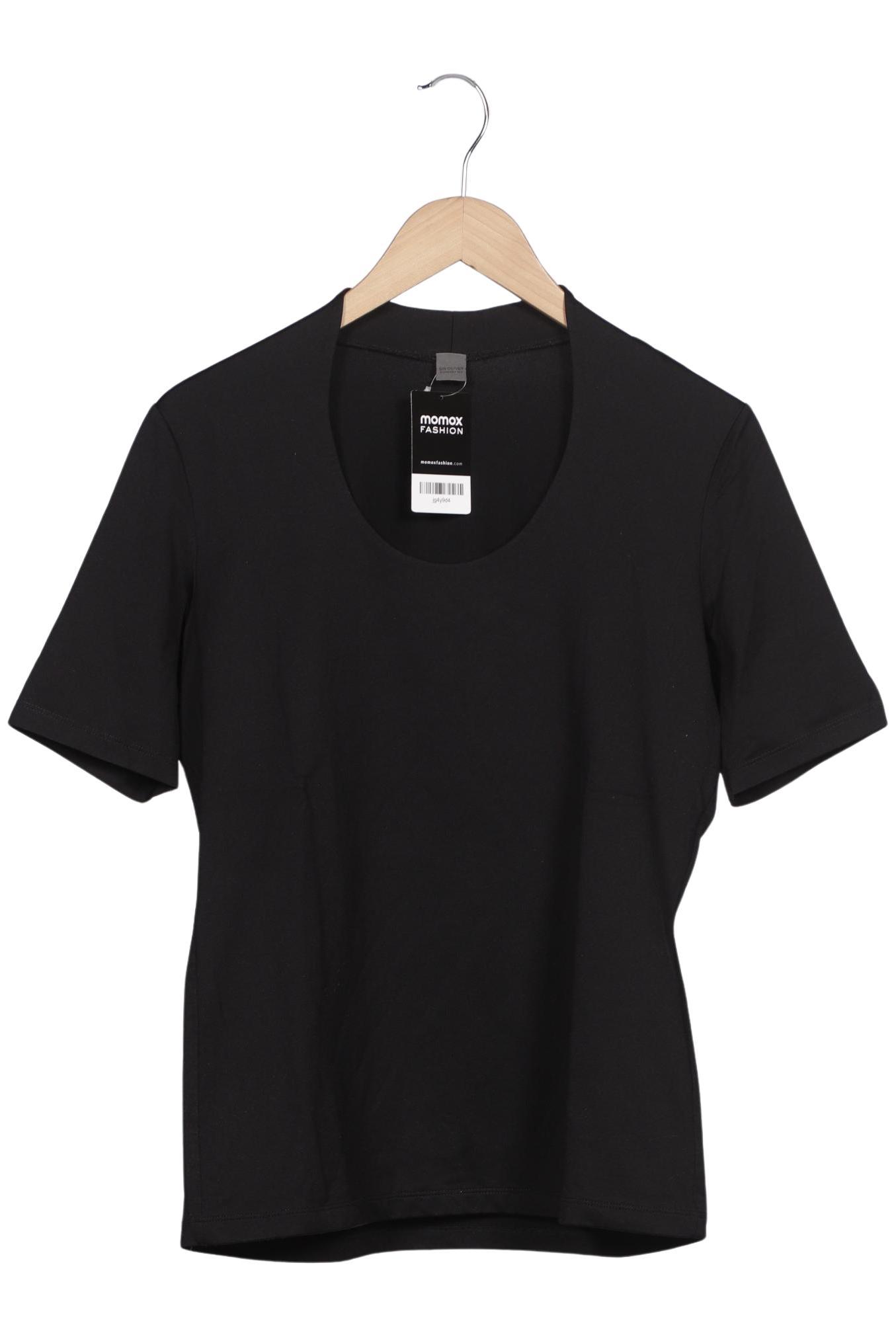 

s.Oliver Damen T-Shirt, schwarz, Gr. 44