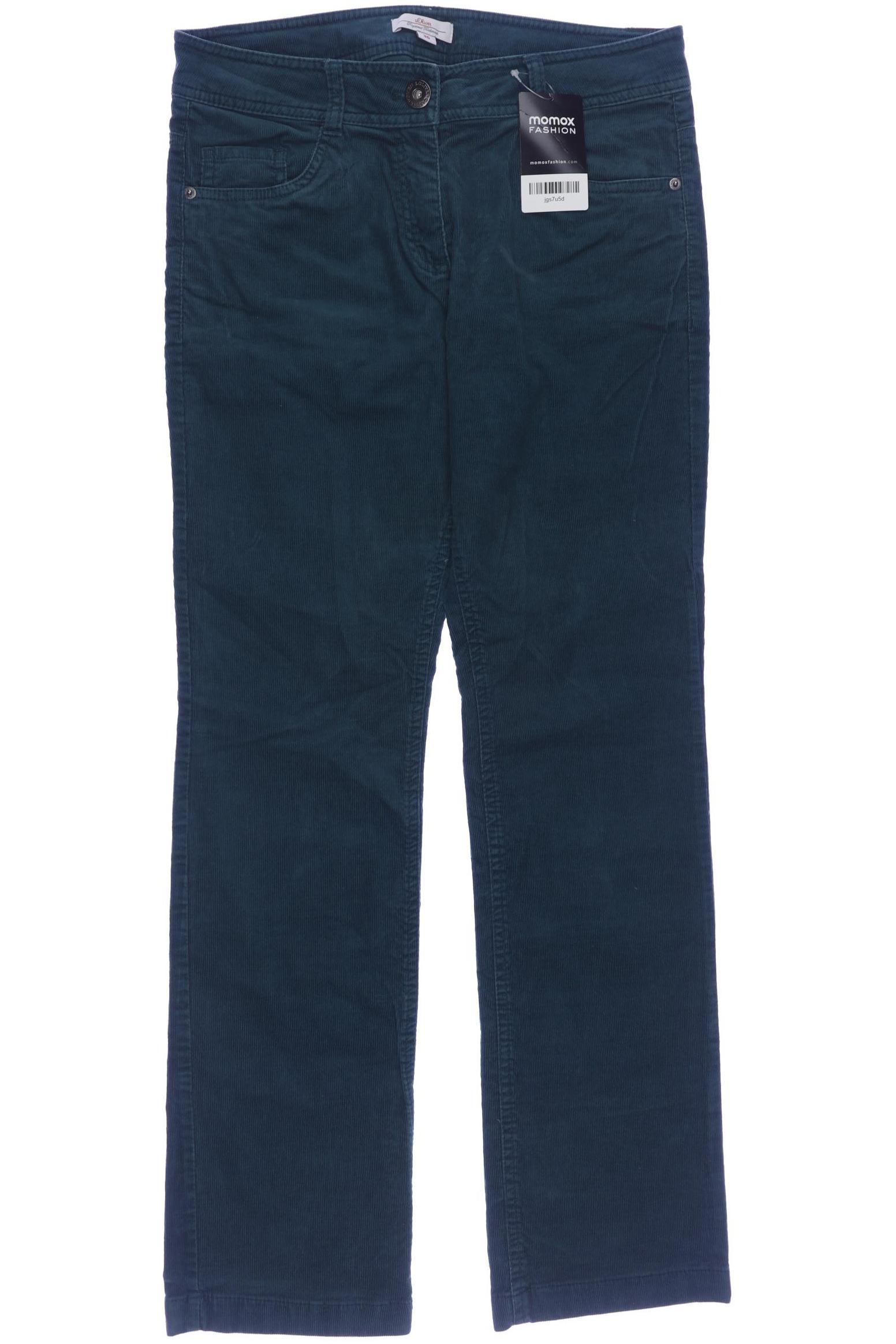 

s.Oliver Damen Stoffhose, grün, Gr. 36