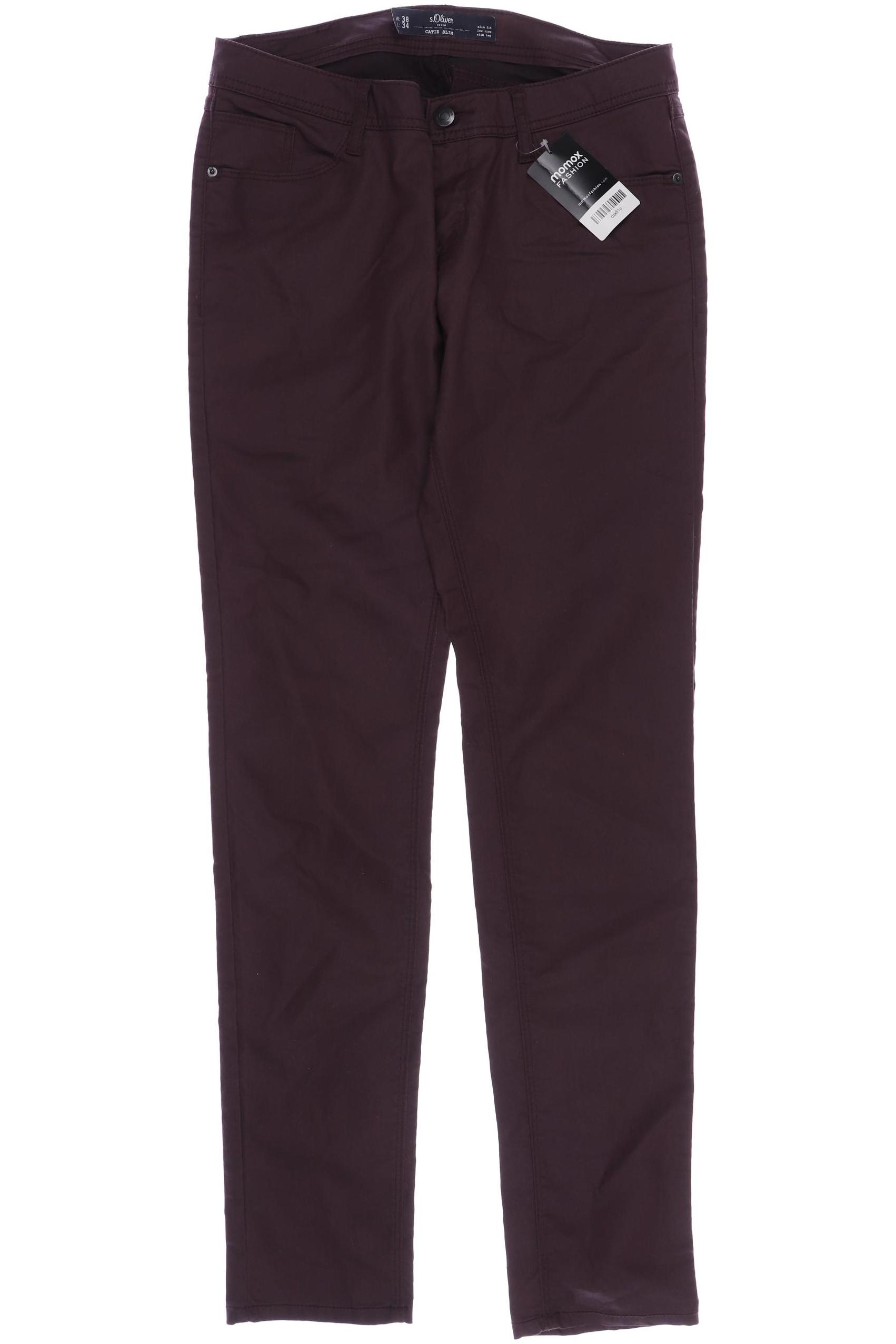 

s.Oliver Damen Jeans, bordeaux
