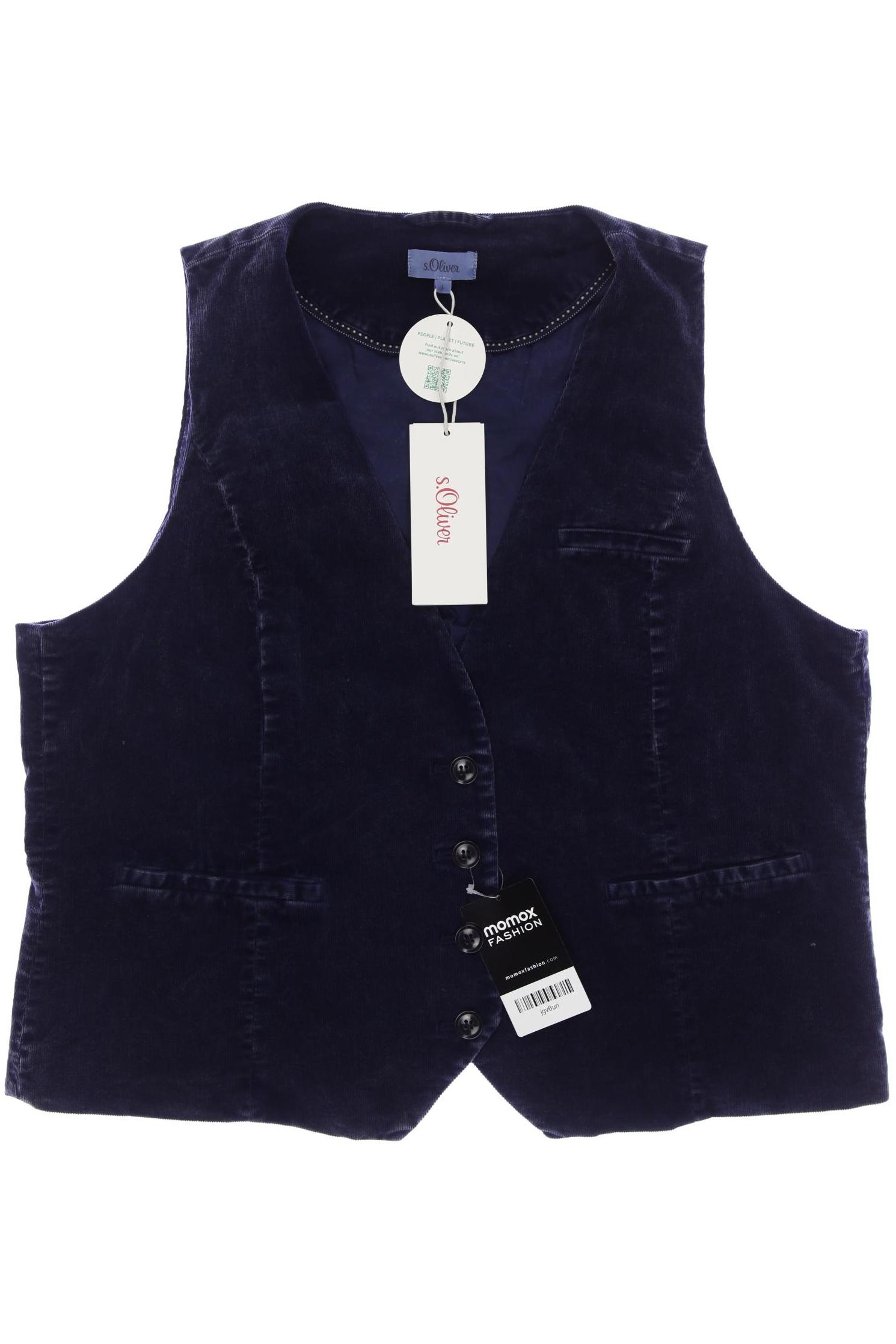 

s.Oliver Damen Weste, marineblau, Gr. 42
