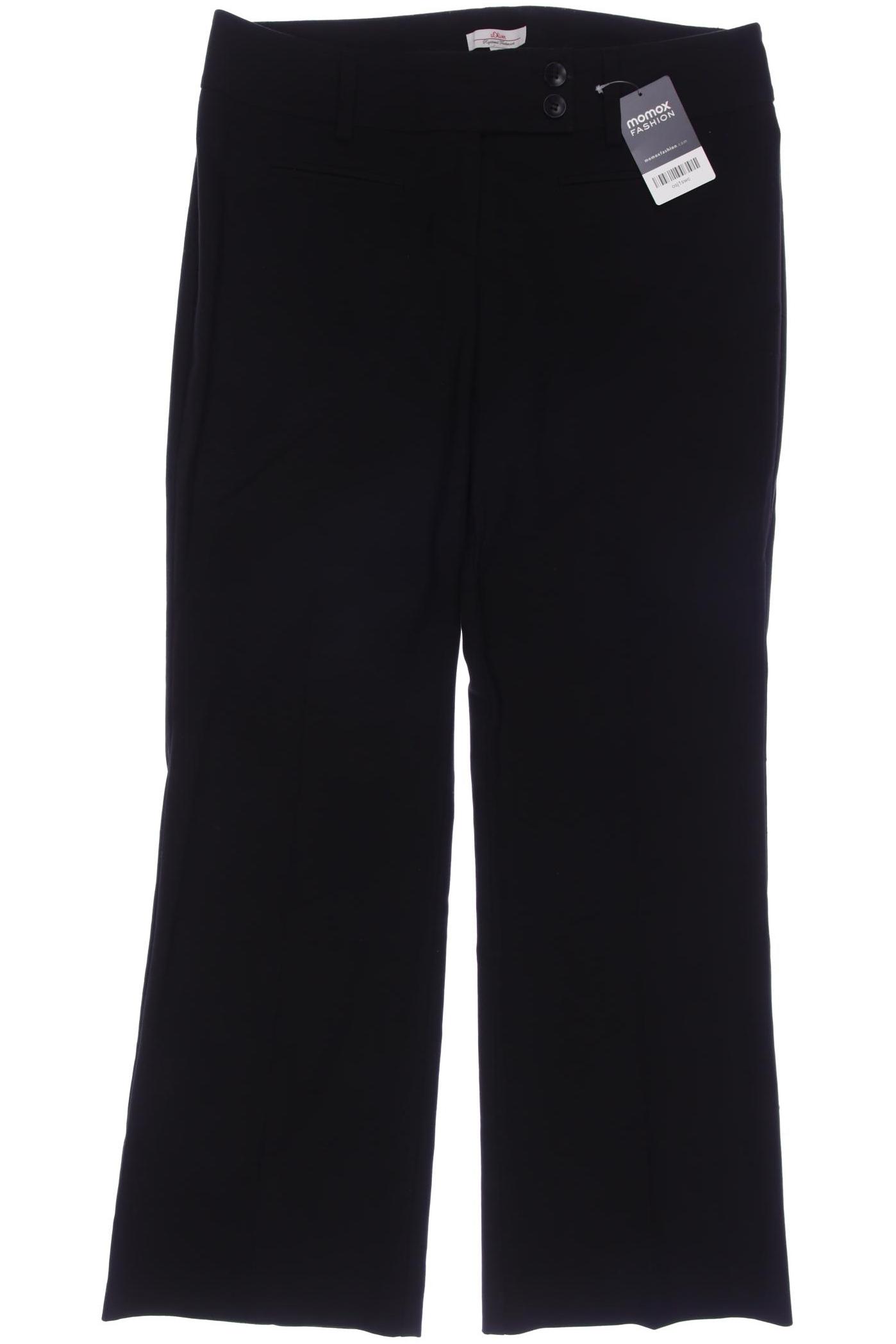 

s.Oliver Damen Stoffhose, schwarz, Gr. 40