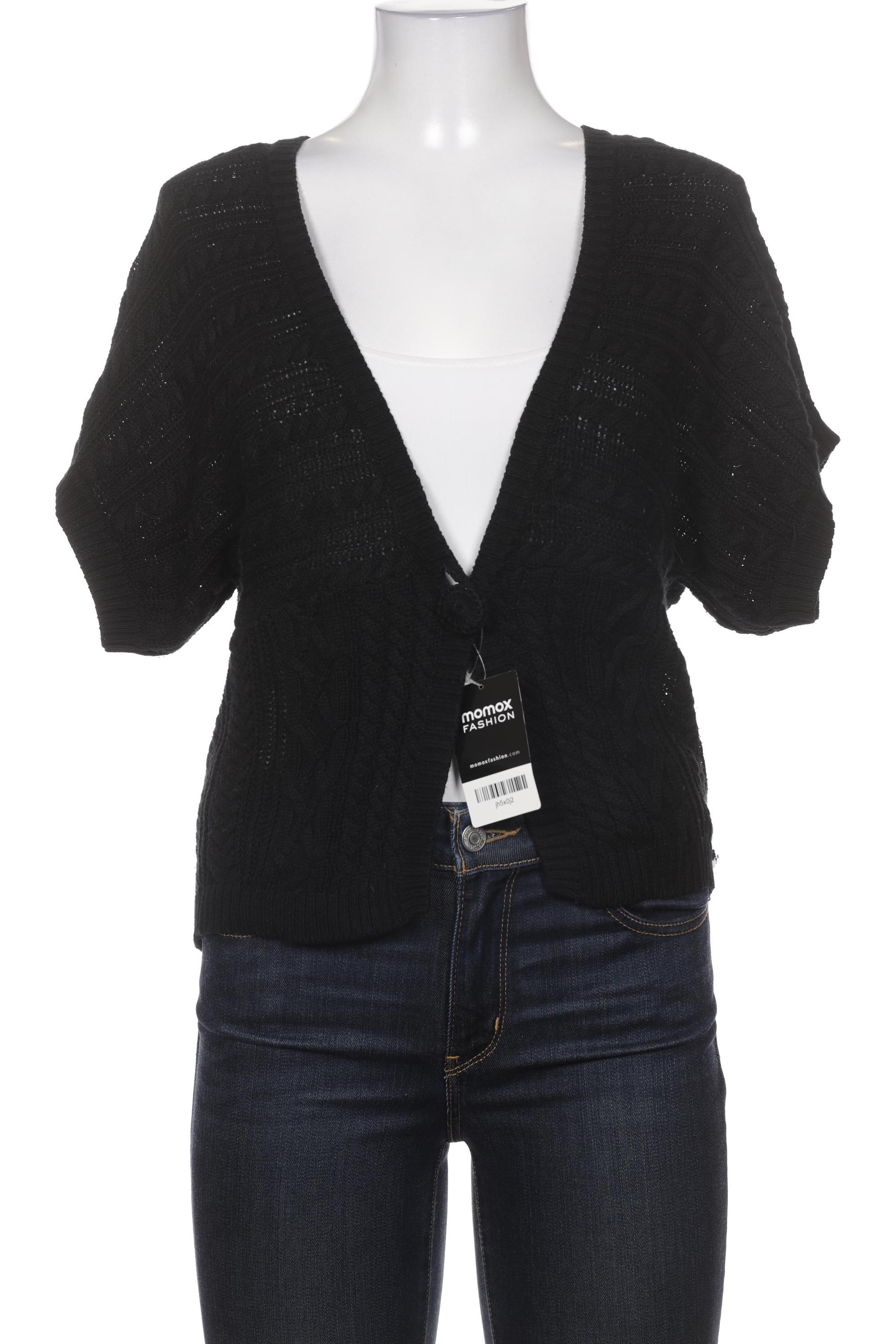 

s.Oliver Damen Strickjacke, schwarz, Gr. 36