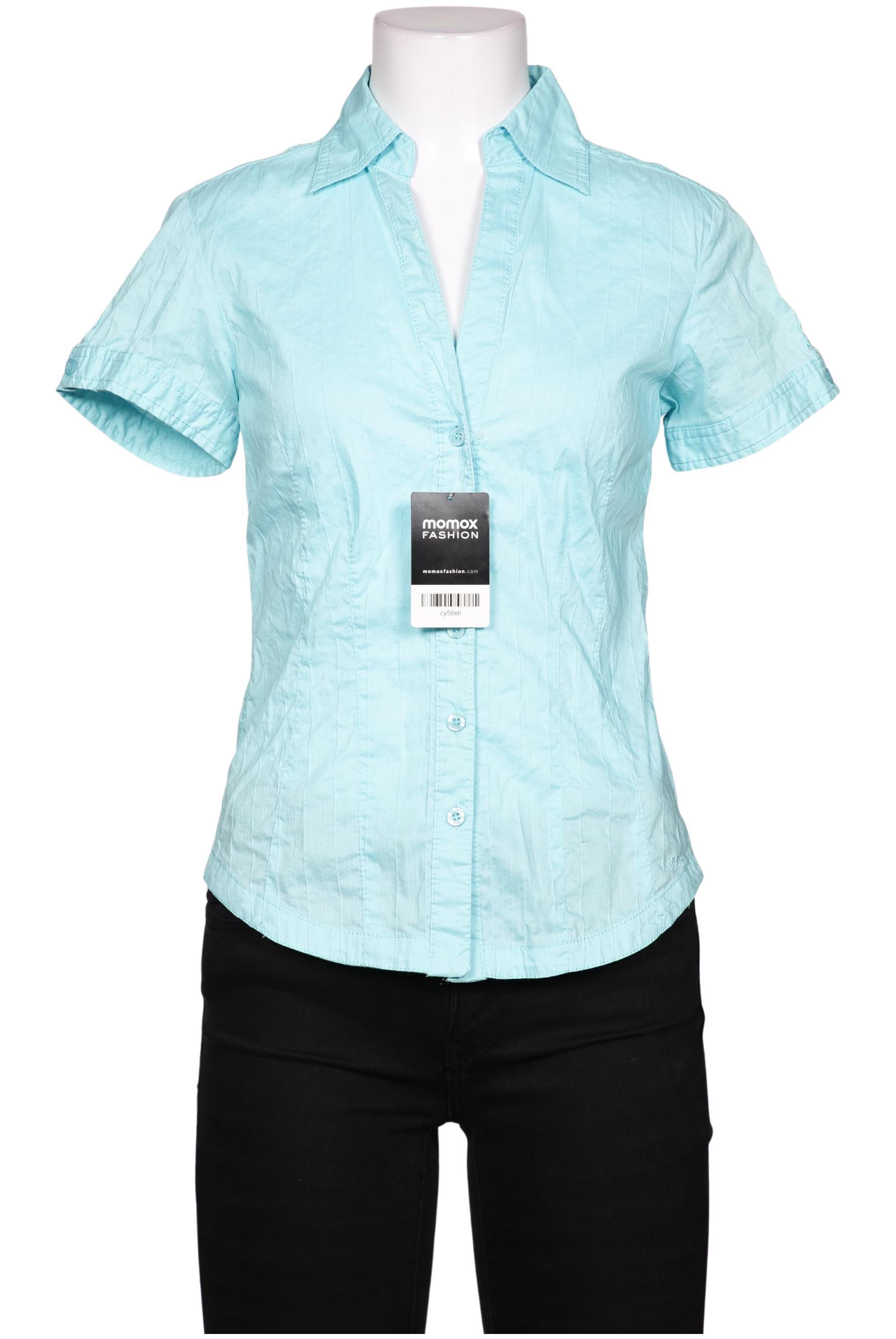 

s.Oliver Damen Bluse, blau, Gr. 36