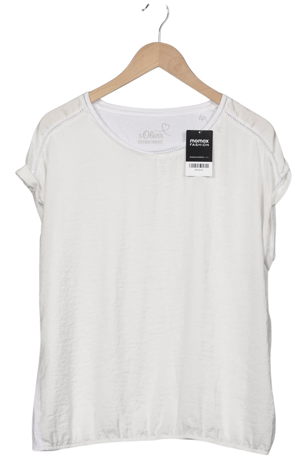 

s.Oliver Damen T-Shirt, weiß, Gr. 42