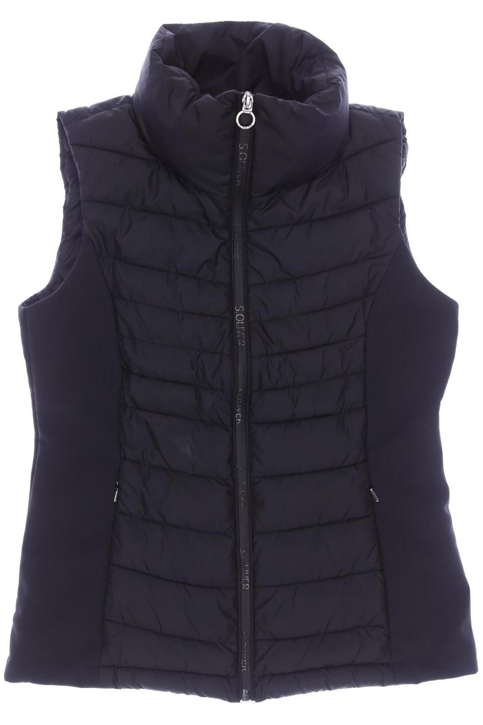 

s.Oliver Damen Weste, schwarz, Gr. 36