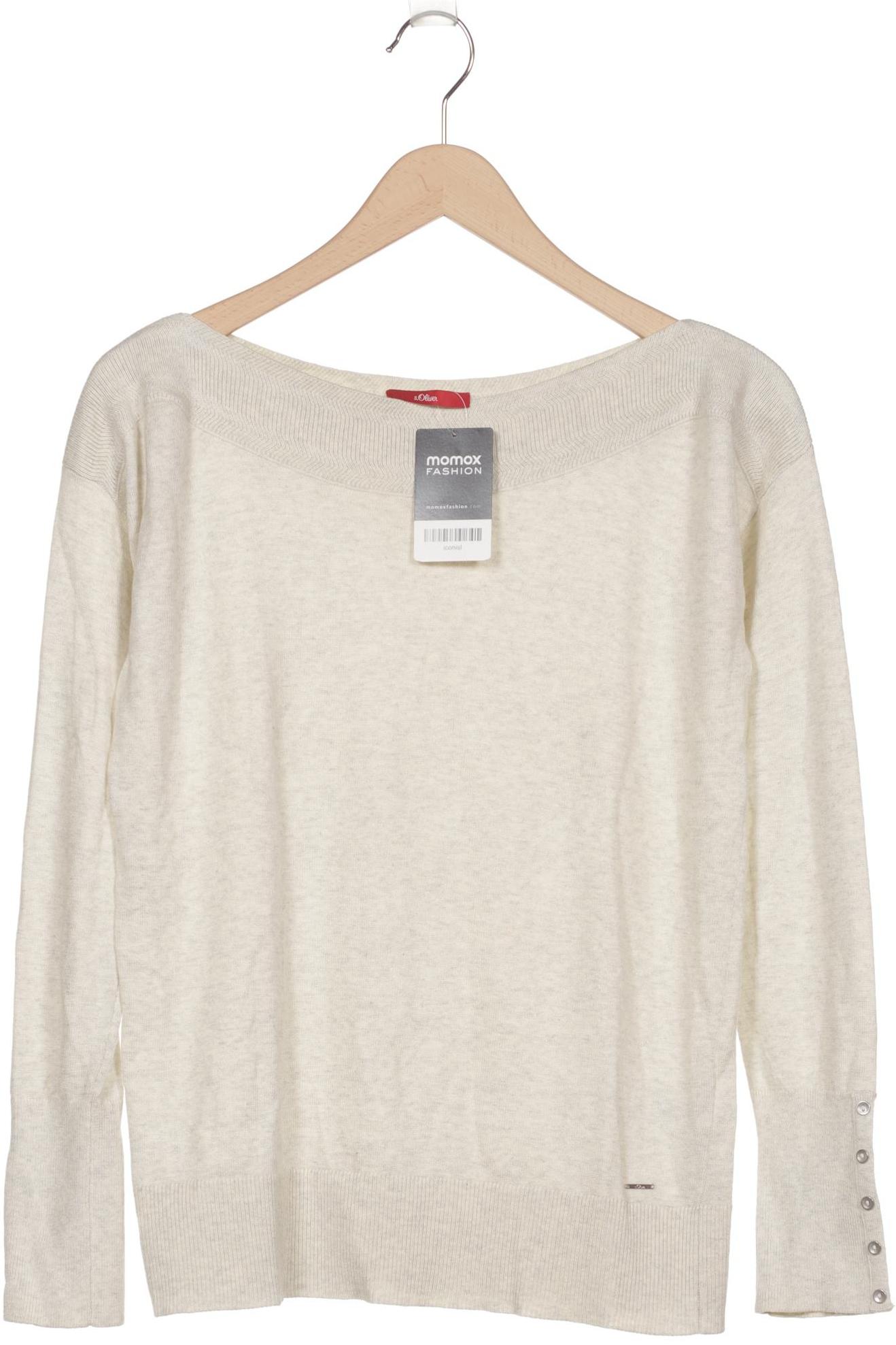 

s.Oliver Damen Pullover, cremeweiß, Gr. 38