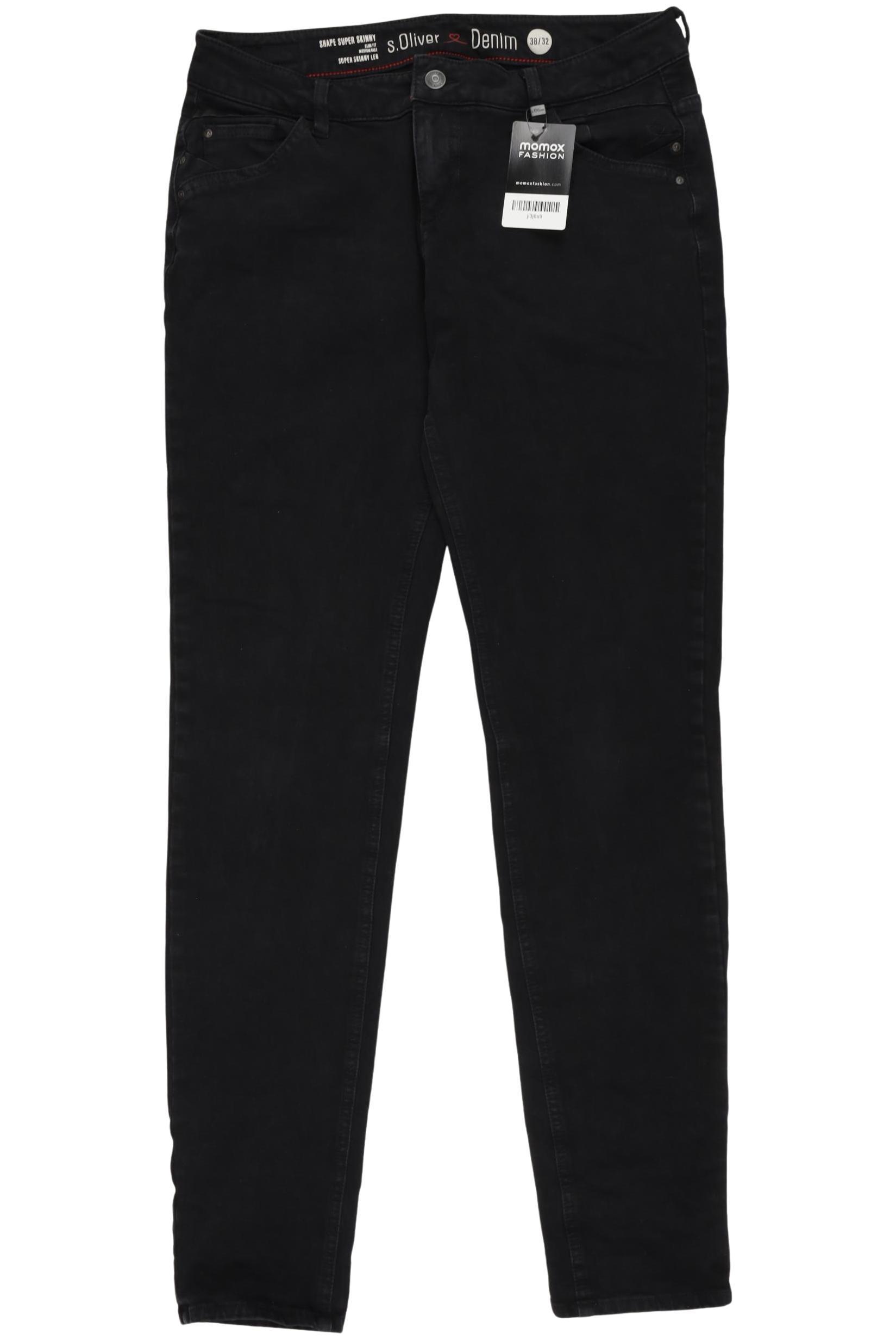 

s.Oliver Damen Jeans, schwarz, Gr. 38