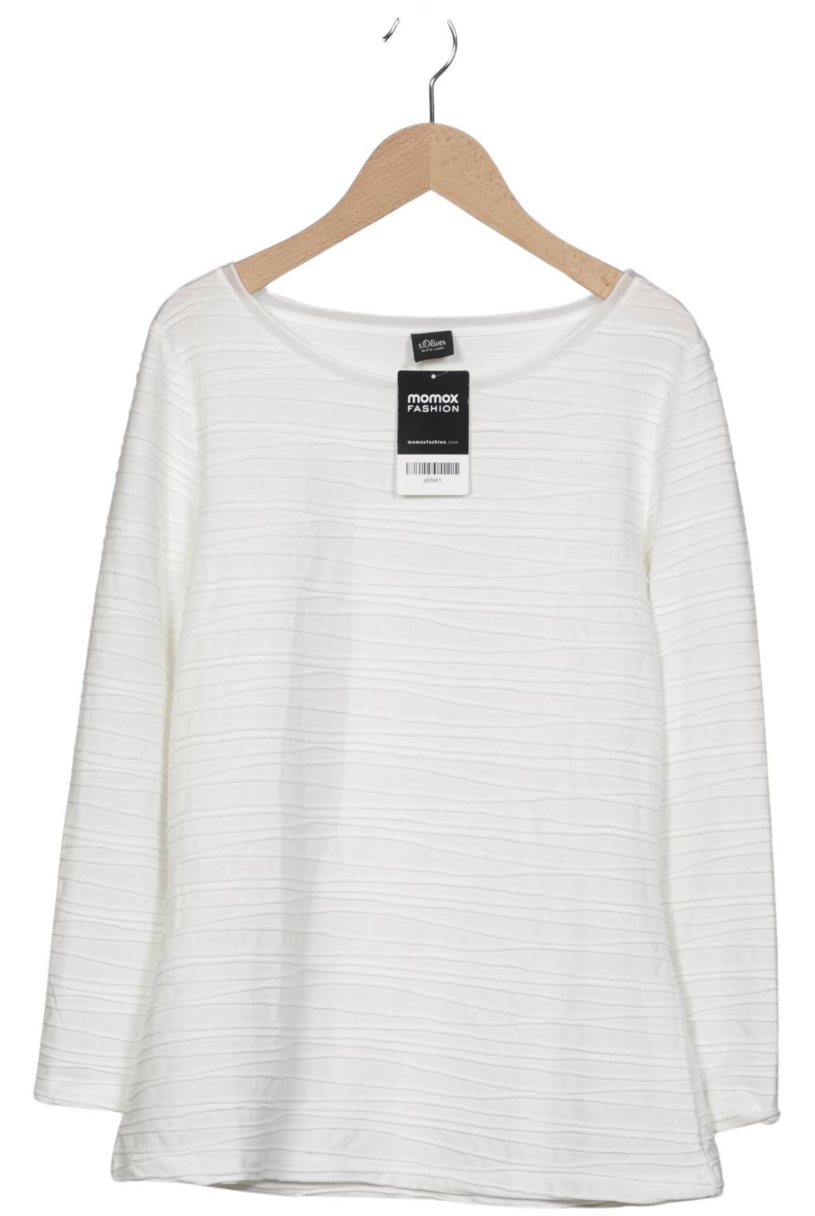 

s.Oliver Damen Langarmshirt, weiß, Gr. 38