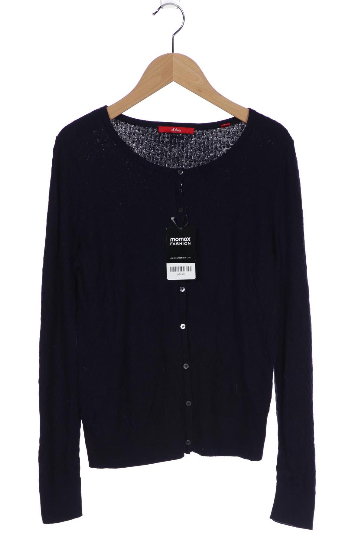 

s.Oliver Damen Strickjacke, marineblau