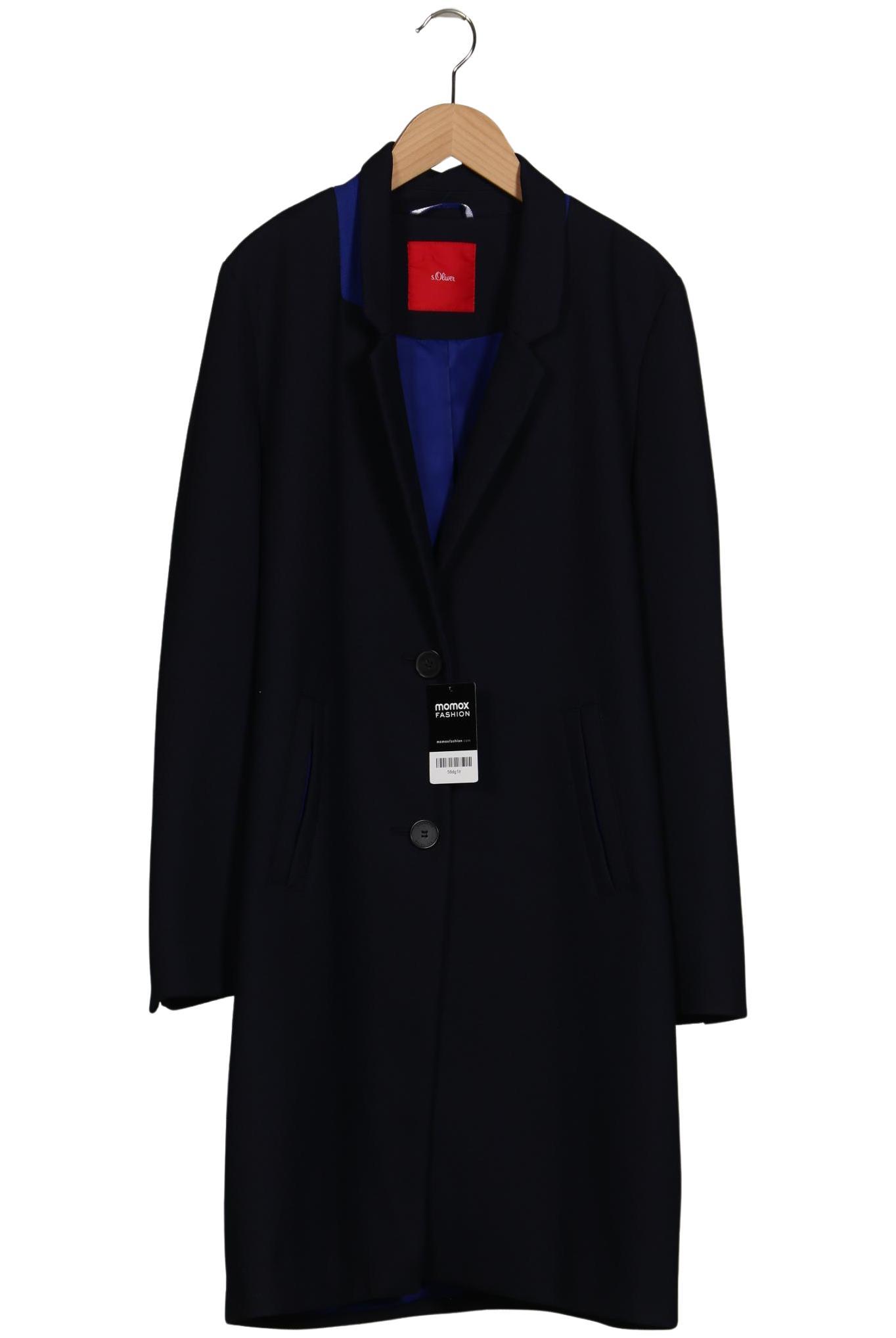 

s.Oliver Damen Mantel, marineblau, Gr. 40