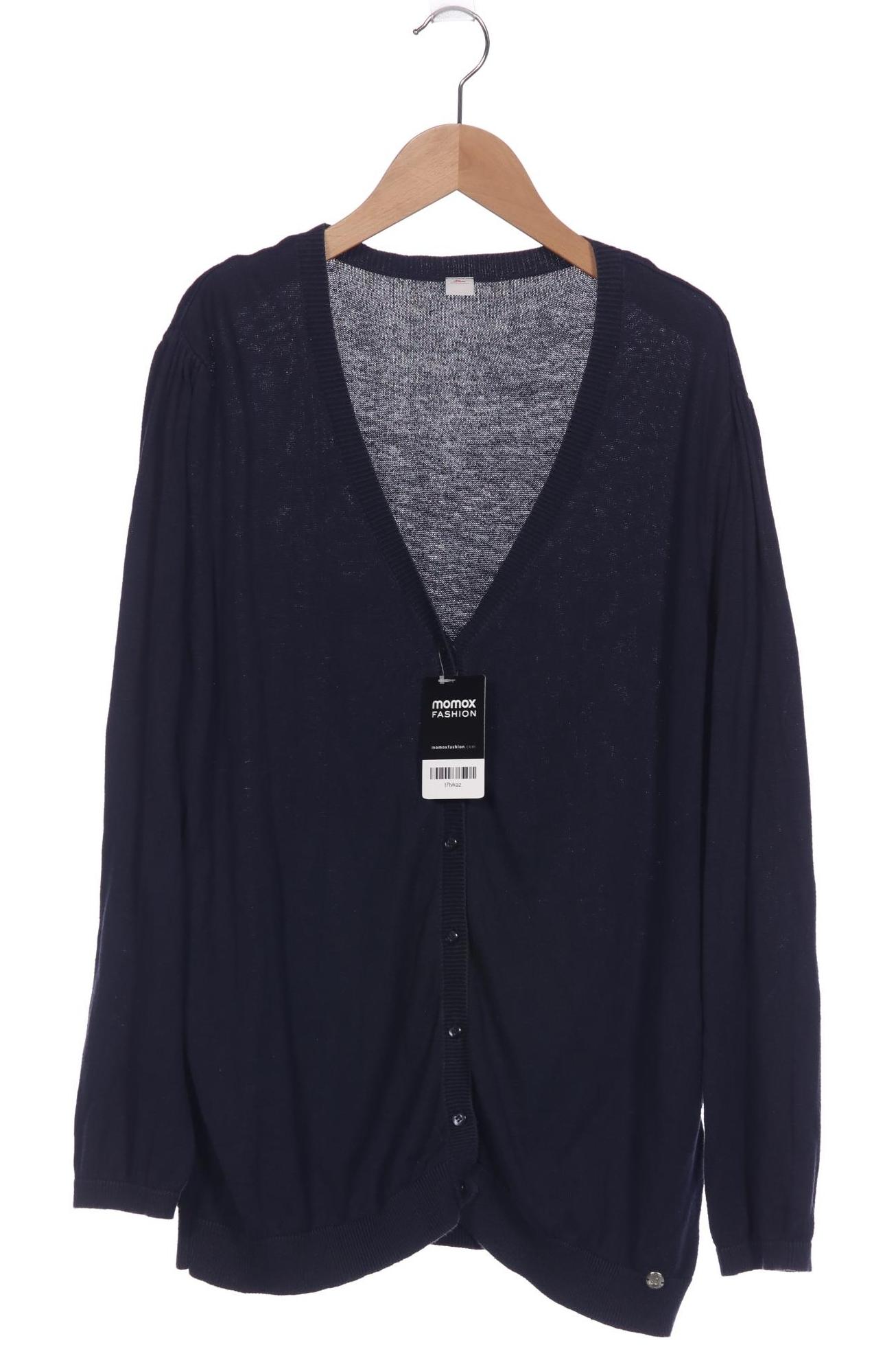 

s.Oliver Damen Strickjacke, marineblau, Gr. 48