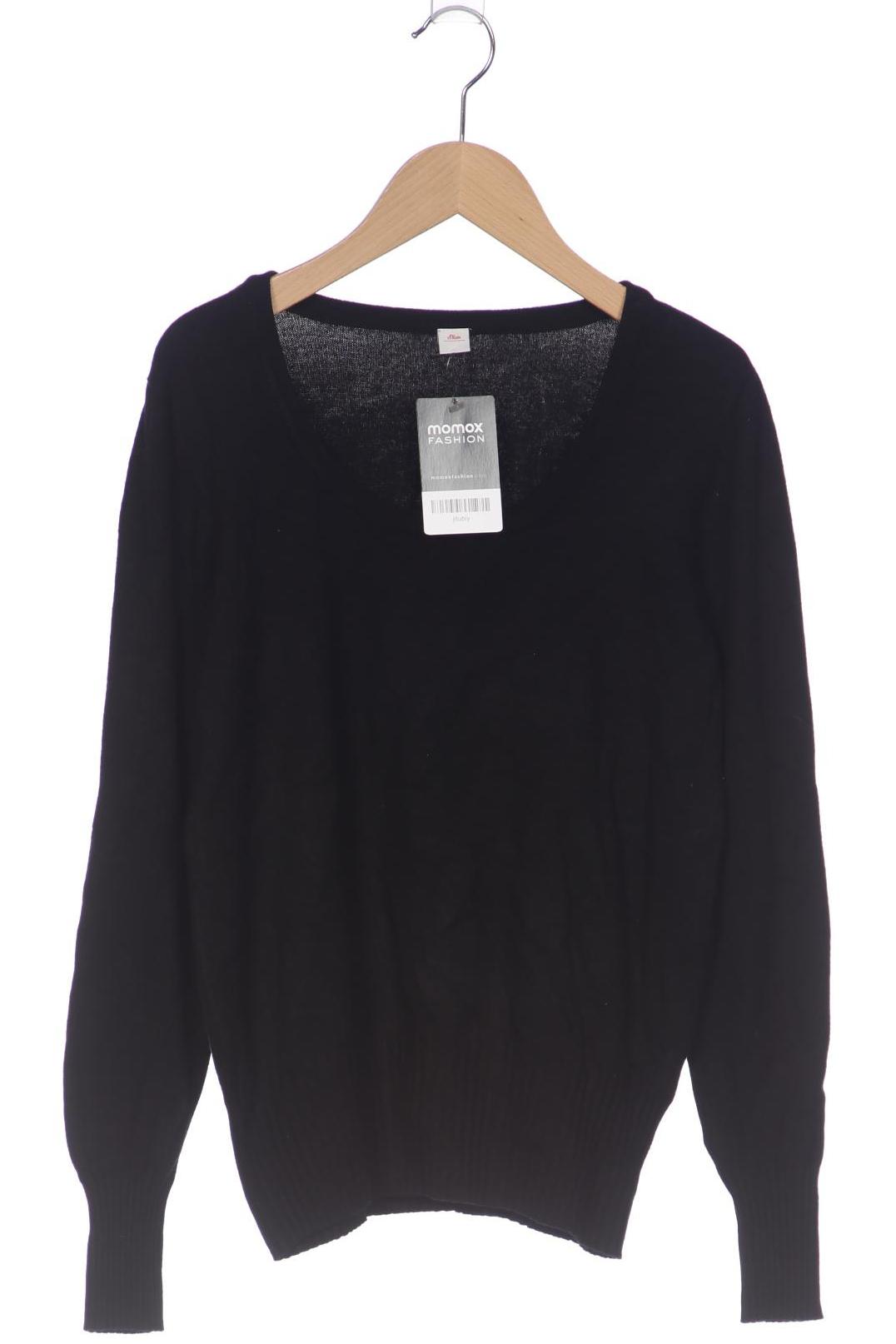 

s.Oliver Damen Pullover, schwarz, Gr. 40