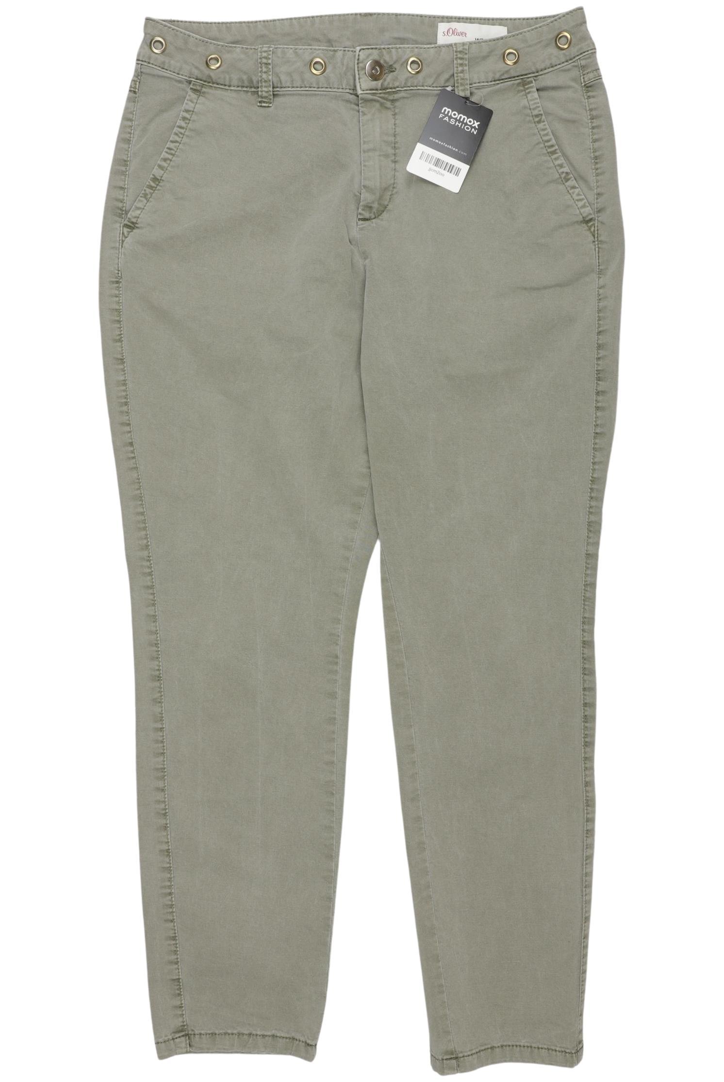 Thumbnail - s.Oliver Damen Stoffhose, grün, Gr. 38