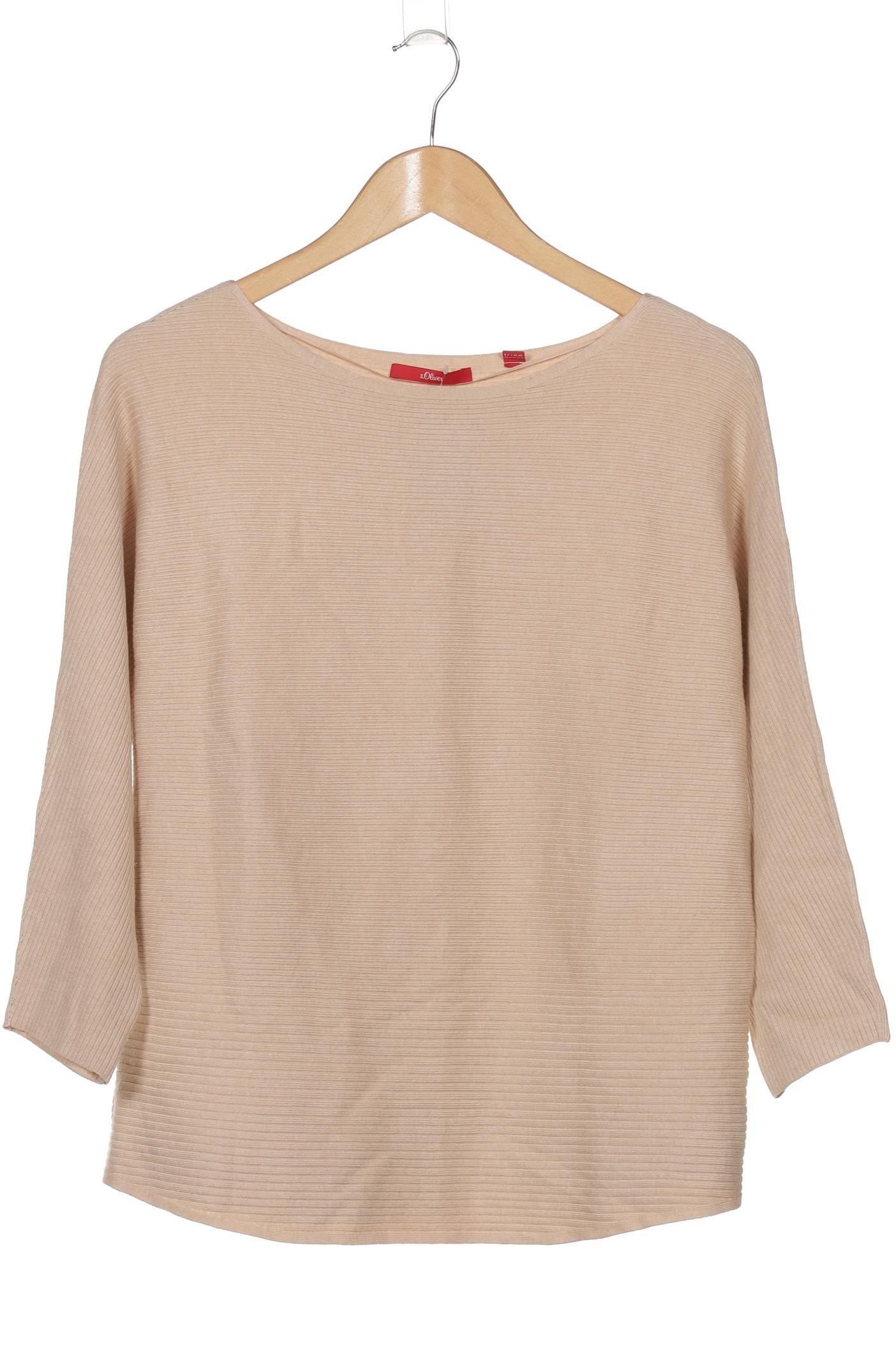 

s.Oliver Damen Pullover, beige, Gr. 40